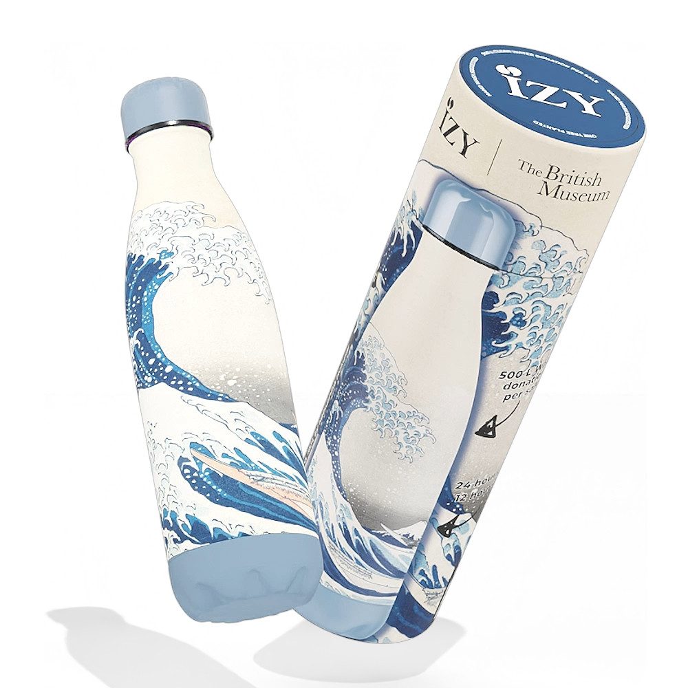 Trinkflasche IZY Bottles Trinkflasche The Great Wave x British Museum 500ml blau