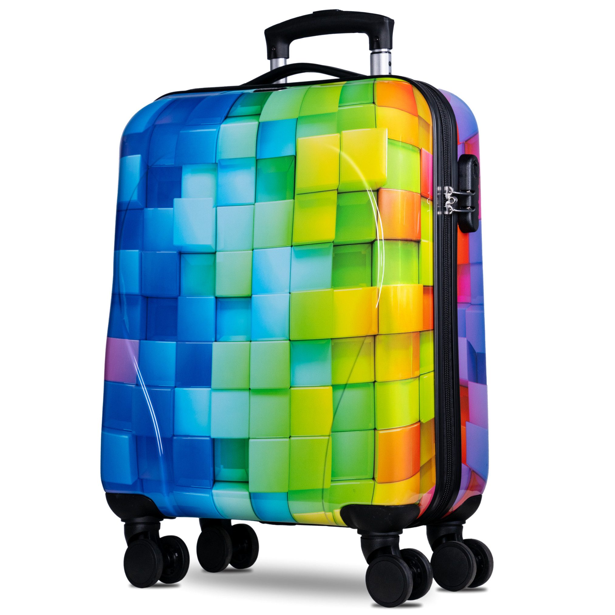 NOWI Trolley Hartschalenkoffer mit 4 Rollen, Zahlenschloss & Teleskopgriff günstig online kaufen