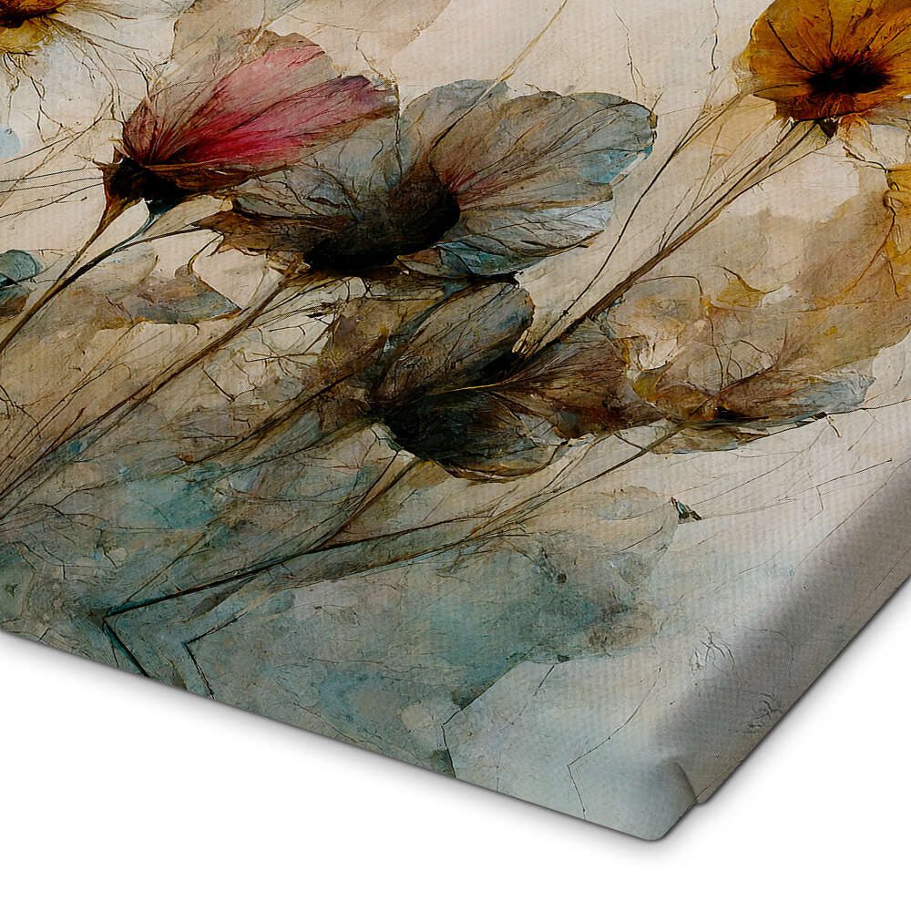 Posterlounge Wandbild Trockenblumen Arrangement, treechild, erhältlich als Poster, Leinwandbild, Wandsticker oder Acrylglasbild