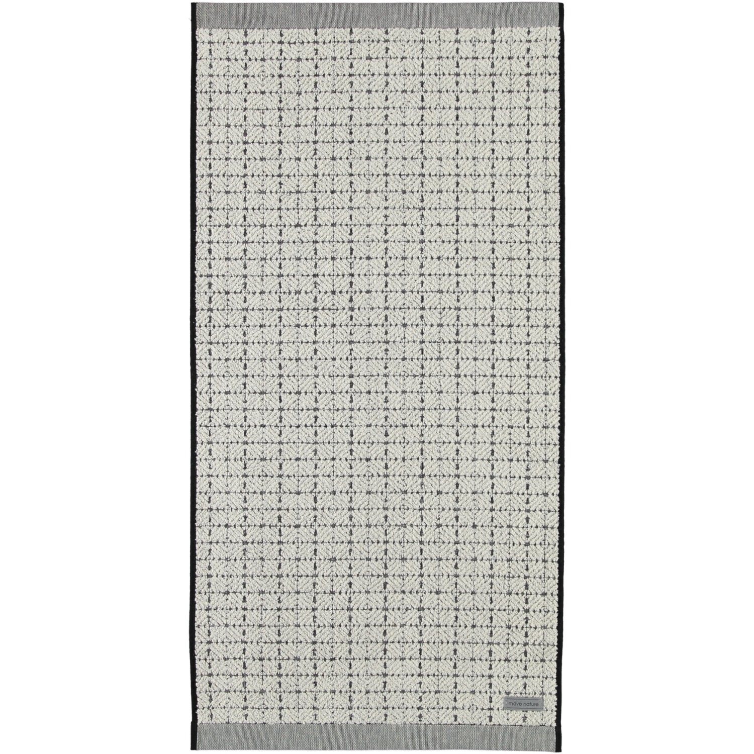 Möve Handtuch Eden 3, Walkfrottee (1-St), mit Quadratstruktur, Hochwertiges  Baumwoll-Leinengewebe