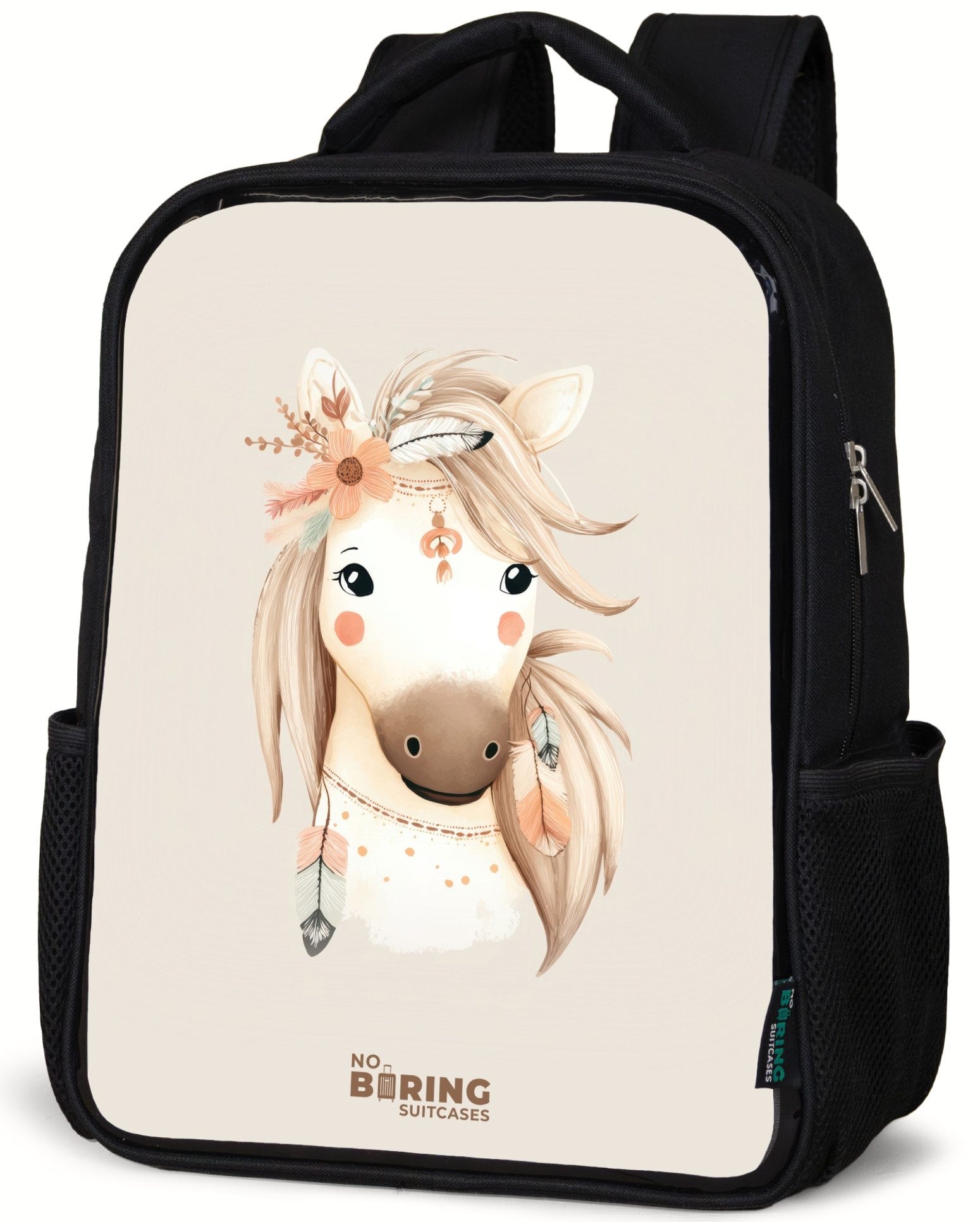 Rucksack Böhmisches Pferd in Pastellfarben