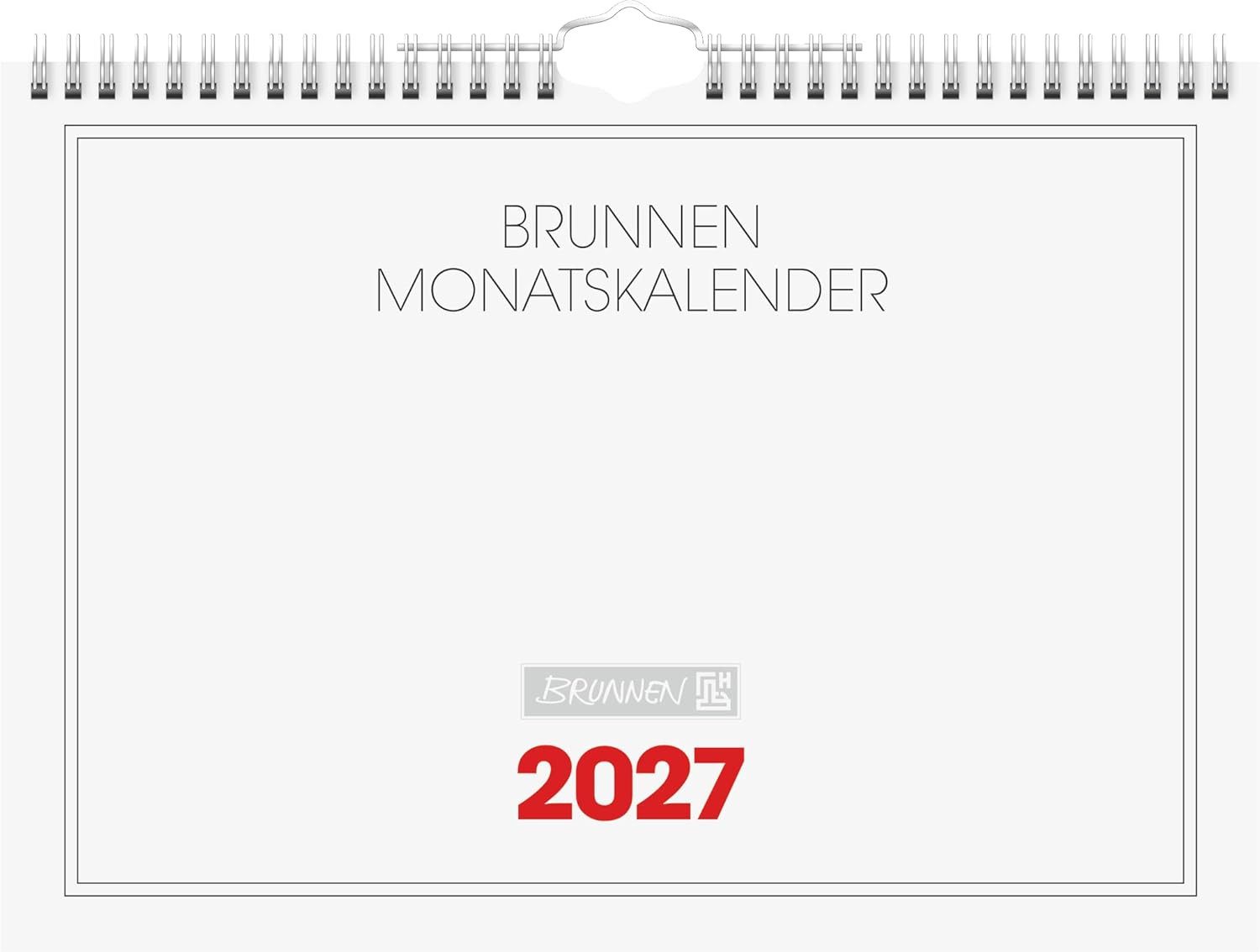 BRUNNEN Buchkalender BRUNNEN Monatskalender 2027, 297×210 mm