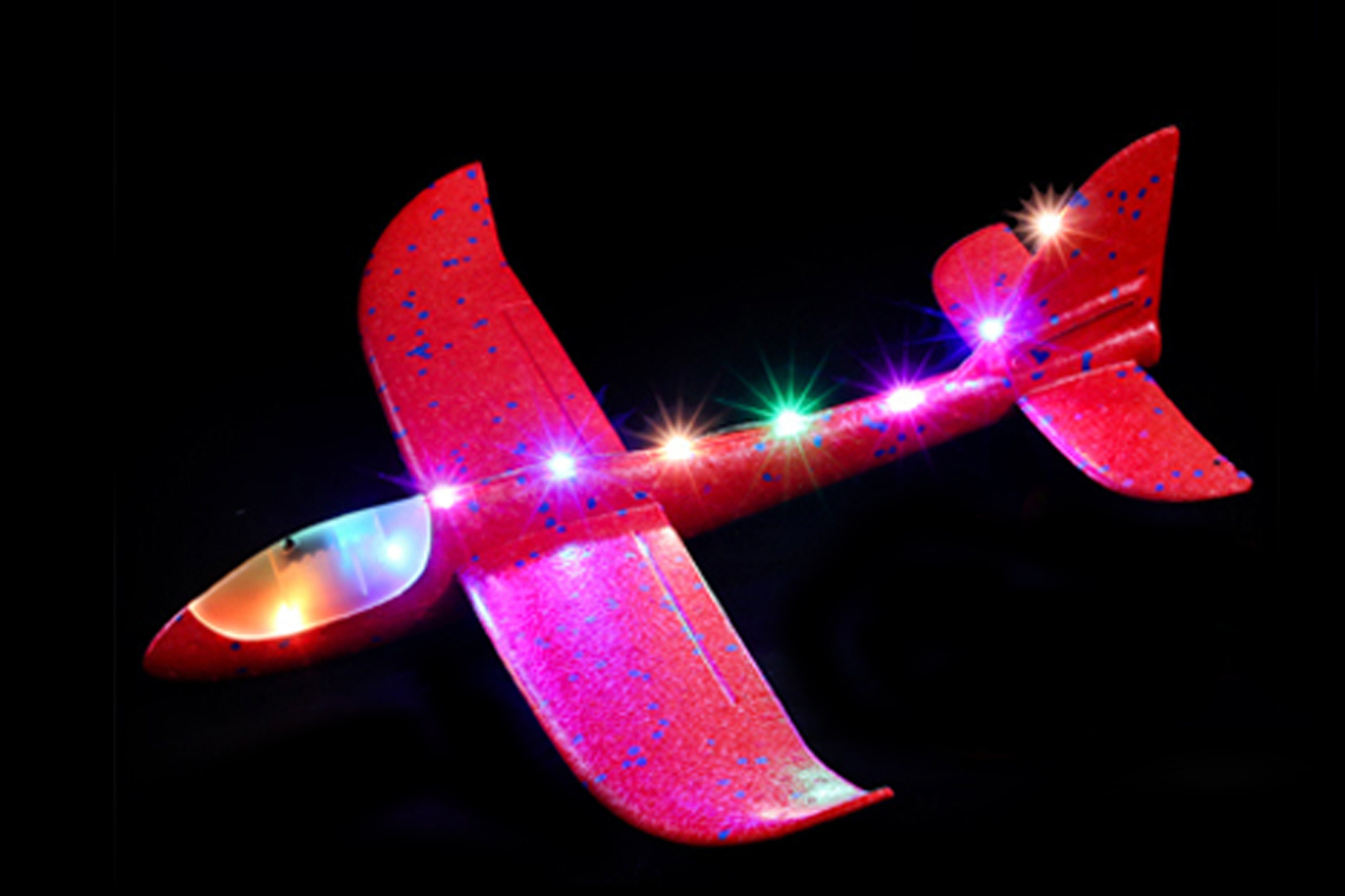 ELLUG Spielzeug-Segelflieger großes XXL Segelflieger aus Styropor mit LED B günstig online kaufen