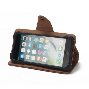 K-S-Trade Handyhülle für Apple iPhone 14, Handyhülle Schutz Hülle Walletcase Bookstyle Tasche Case