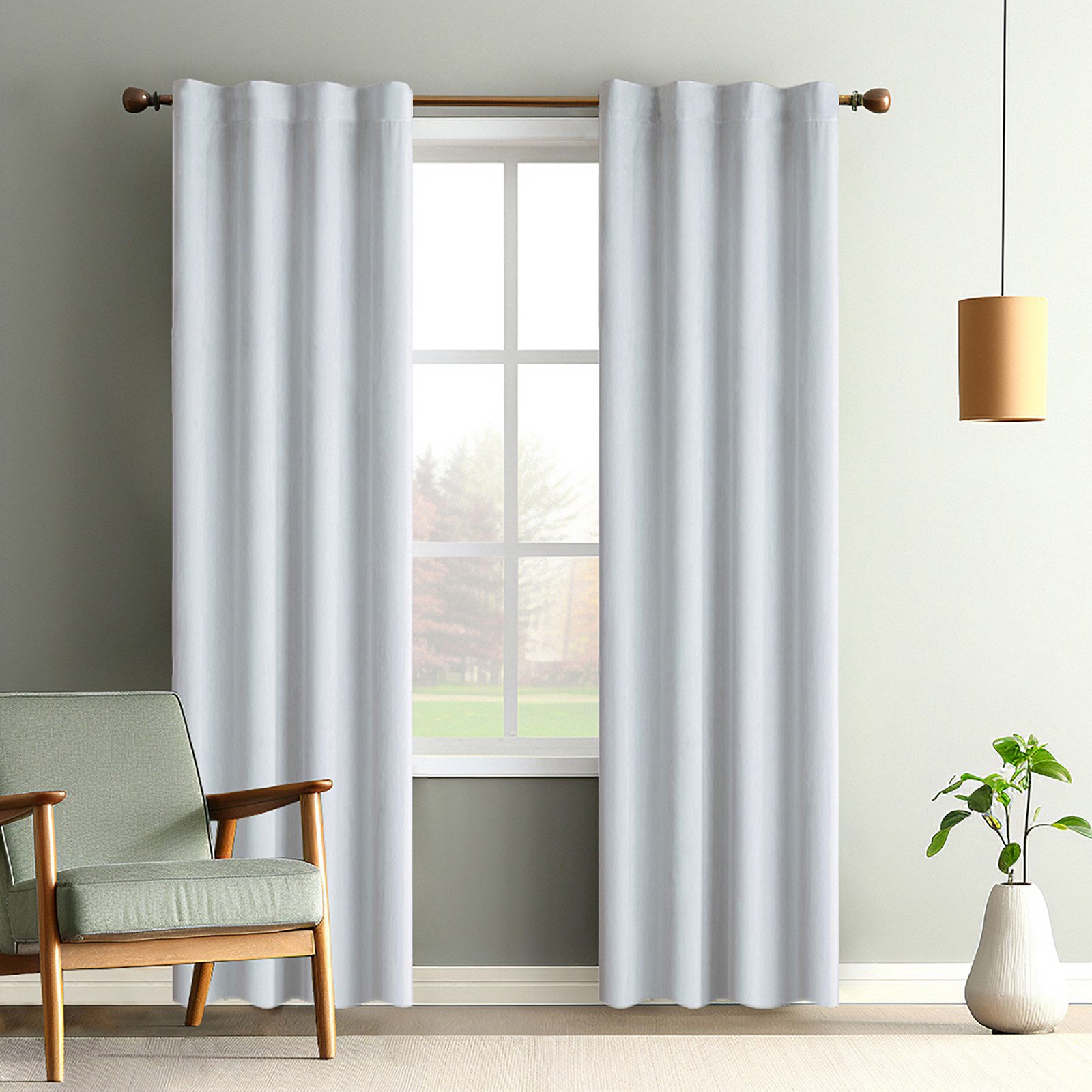 Sunicol Vorhang 2er Set Samtvorhänge Kräuselband Verdunkelungsvorhang, Blickdicht Velvet Gardinen für Schlafzimmer Wohnzimmer