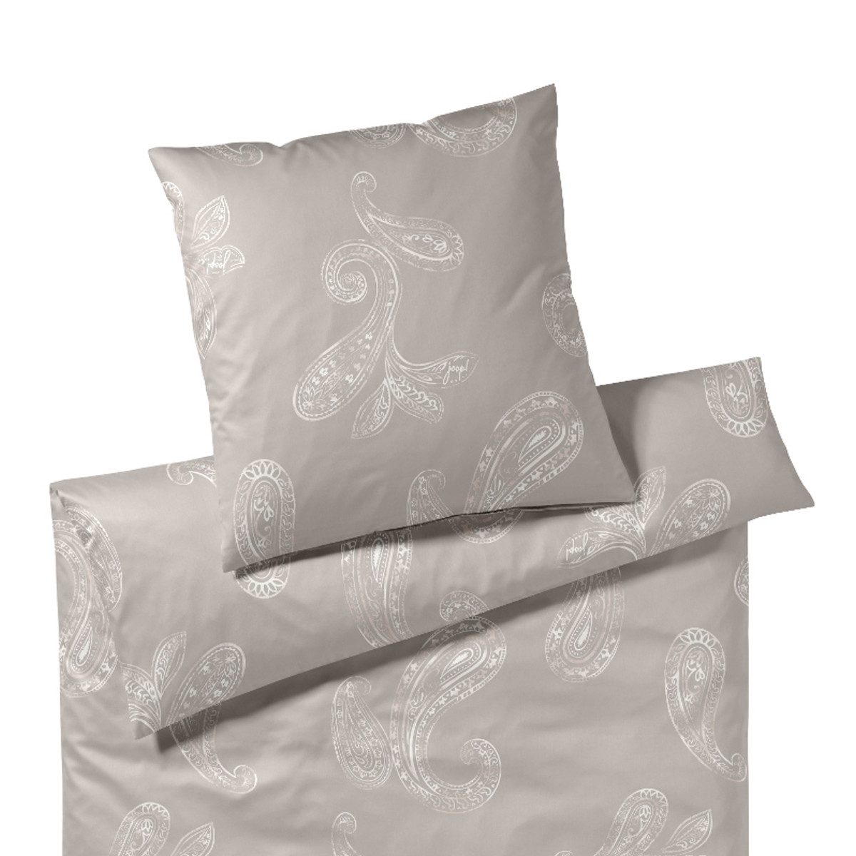 JOOP! Bettwäsche JOOP! Comfort Satin Bettwäsche 4120-7 Paisley Taupe 135x20 günstig online kaufen