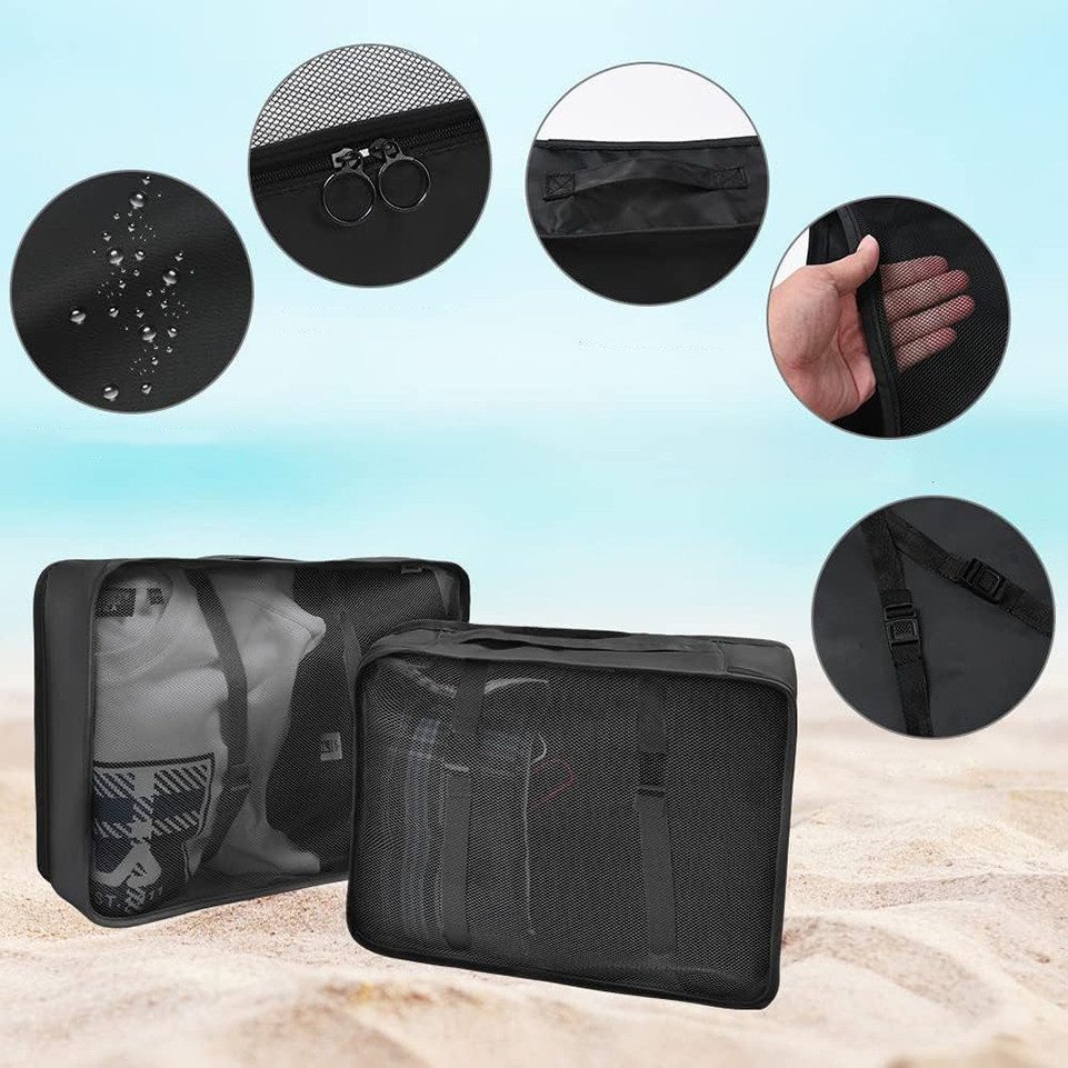 Diwzbyn Kofferorganizer 8 Teilige Packing Cubes Kleidertaschen Koffer Organizer (8-tlg)