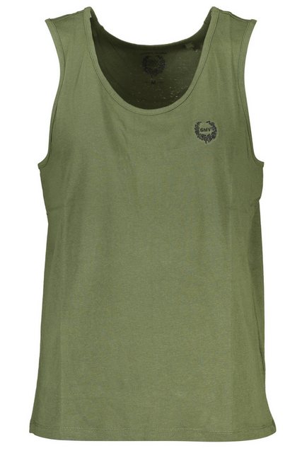 GIAN MARCO VENTURI T-Shirt Stylisches grünes Herren-Tanktop mit Stickerei u günstig online kaufen