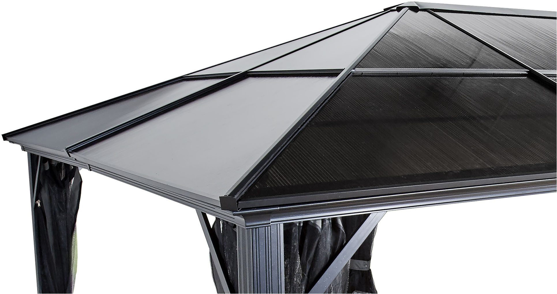 Sojag Pavillon Gazebo Meridien, (Set), BxT: 365x485 cm, mit Moskitonetzen