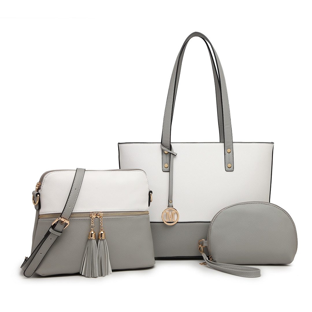 Miss Lulu Handtasche Damen 3-in-1 Handtaschen-Set günstig online kaufen