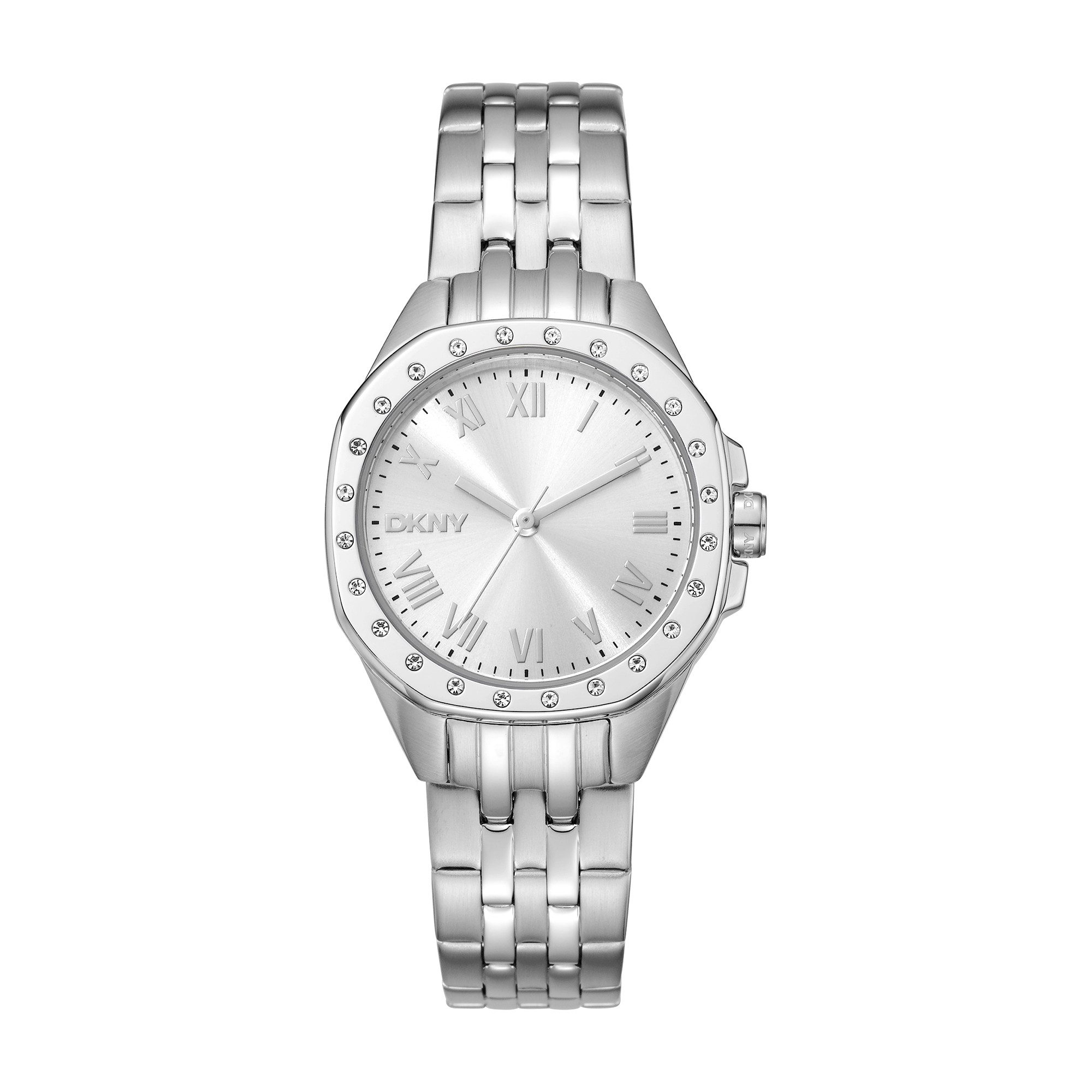 DKNY Quarzuhr Brooklyn Mini DK1L013M0045, Armbanduhr, Damenuhr, Edelstahlarmband, analog