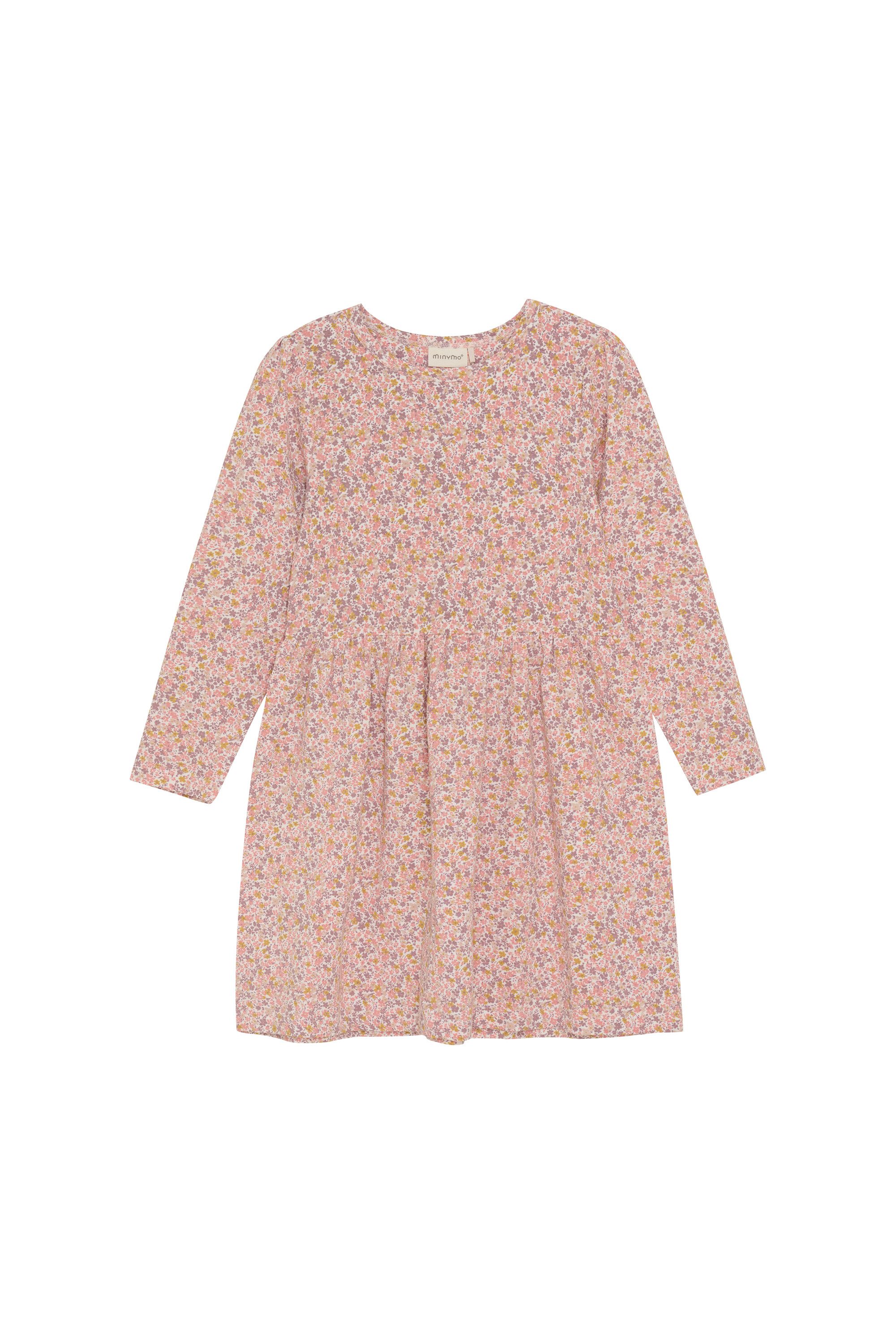 Minymo Sommerkleid MIDress LS AOP geblümtes Kleid