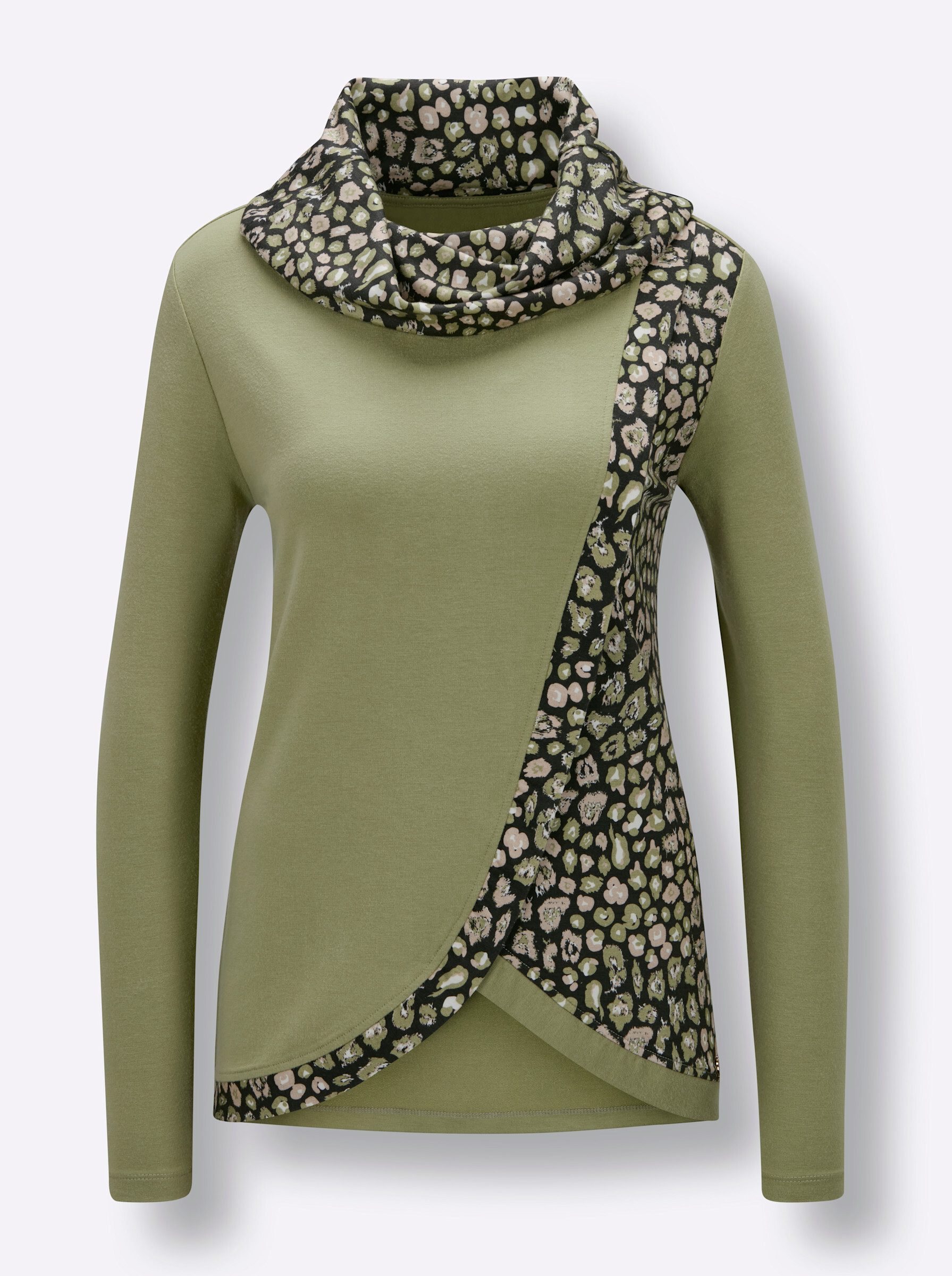 creation L T-Shirt Lyocell-Shirt Langarm