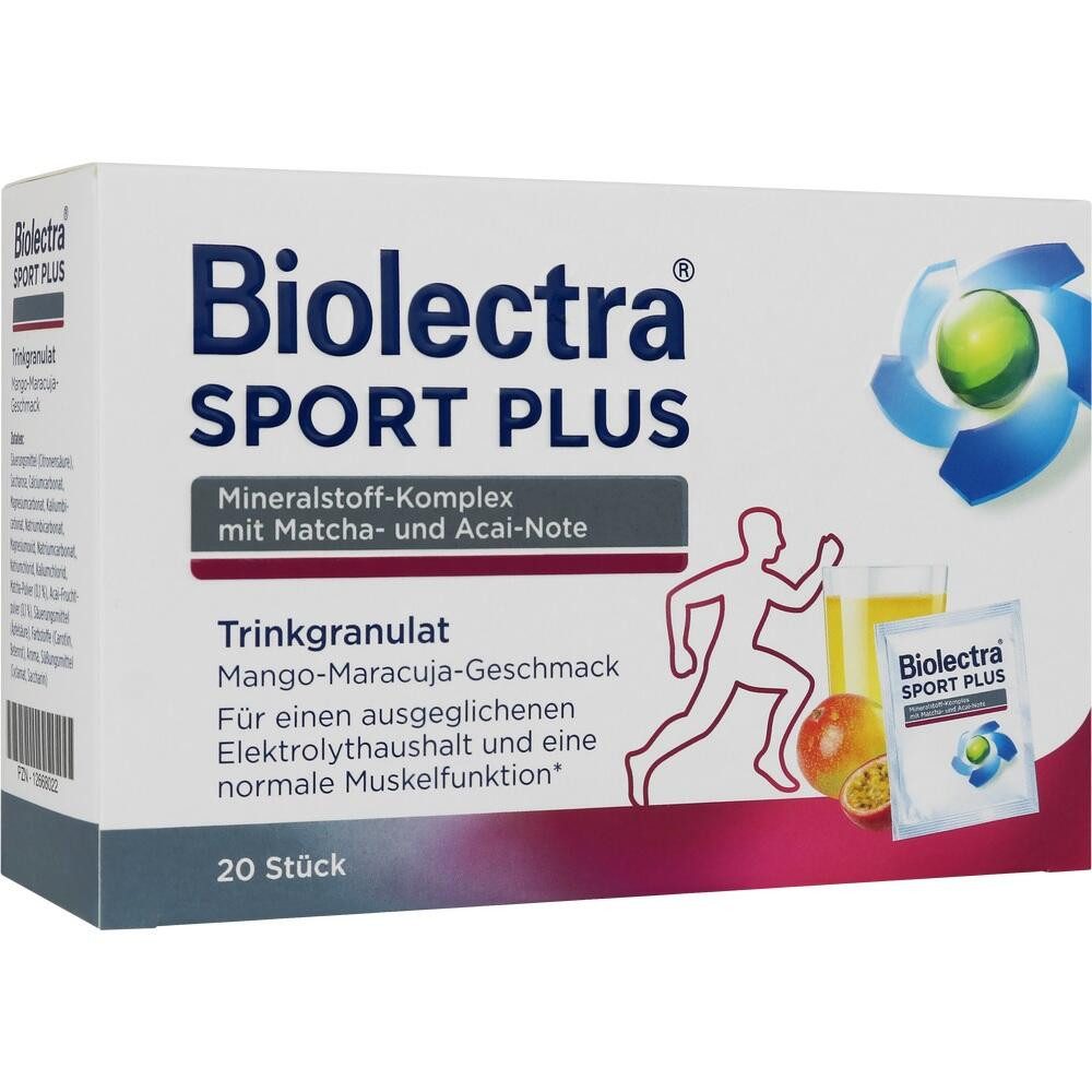 HERMES Arzneimittel BIOLECTRA Sport Plus Trinkgranulat Granulat, 20 St.