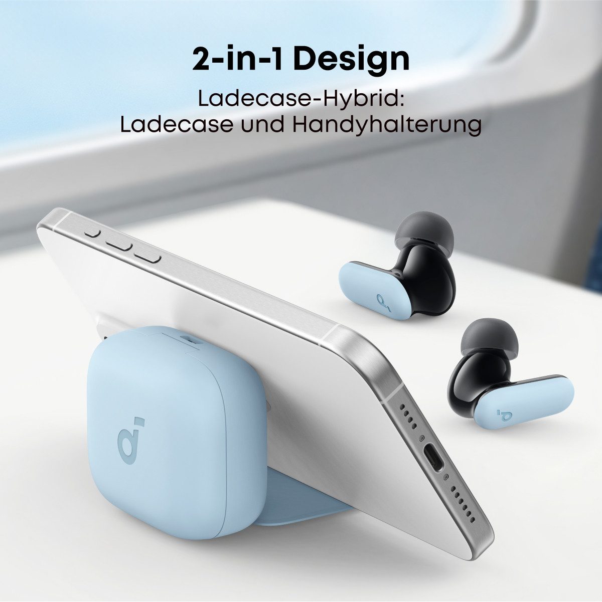 Anker soundcore soundcore Anker P30i Kabellose Ohrhörer Smarter Geräuschunterdrückung Bluetooth-Kopfhörer – Bild 2 von 5
