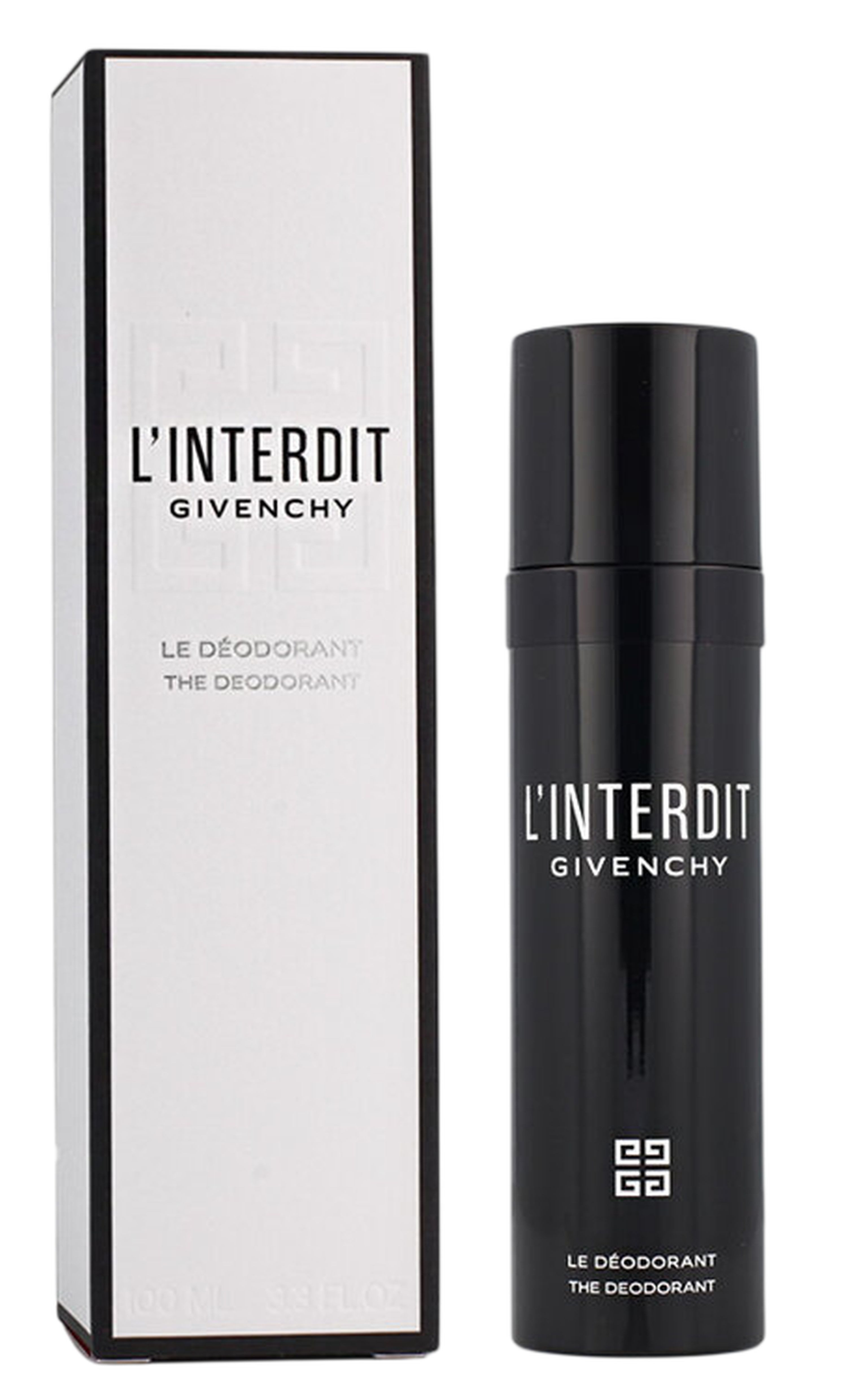 GIVENCHY Deo-Zerstäuber L'Interdit Damen Deodorant Spray, Blumig-orientalischer Duft mit Orangenblüte, Jasmin und Patchouli