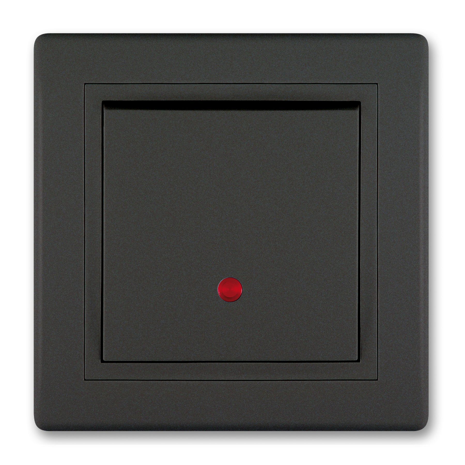 (Packung), Glimmlampe Lichtschalter Aling Touch VDE-zertifiziert Conel Schwarz Schalter mit Soft Line Prestige