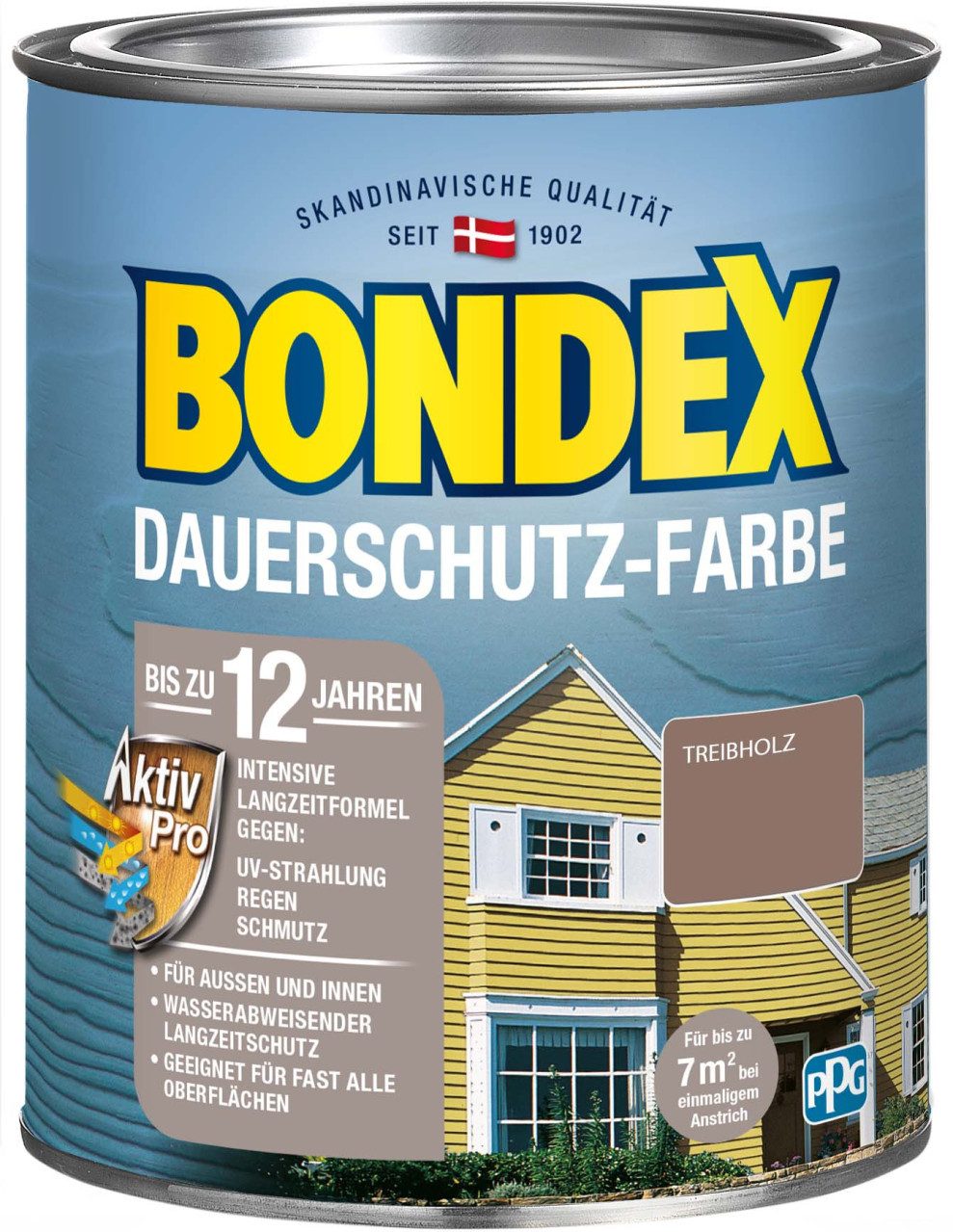 Bondex Holzschutzlasur Bondex Dauerschutzfarbe 0,75 L treibholz