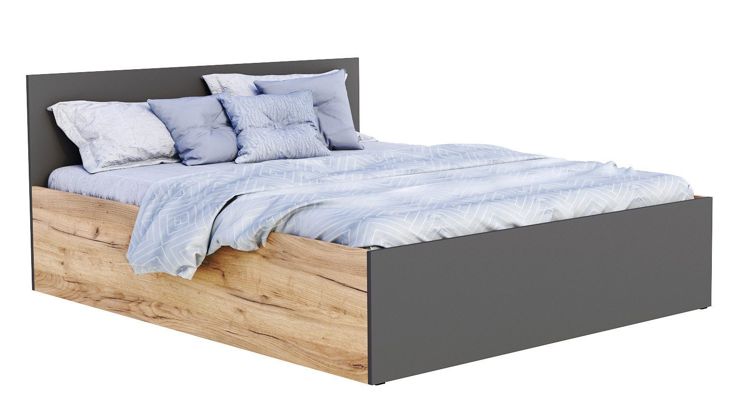 FDM Stauraumbett Bettgestell Bettrahmen Doppelbett 120x200, günstig online kaufen