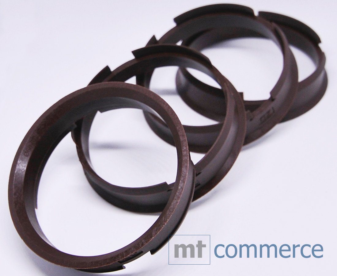 Reifenstift Germany, x in Made Ringe Felgen mm Braun 72,6 66,6 RKC Zentrierringe 4X Maße: