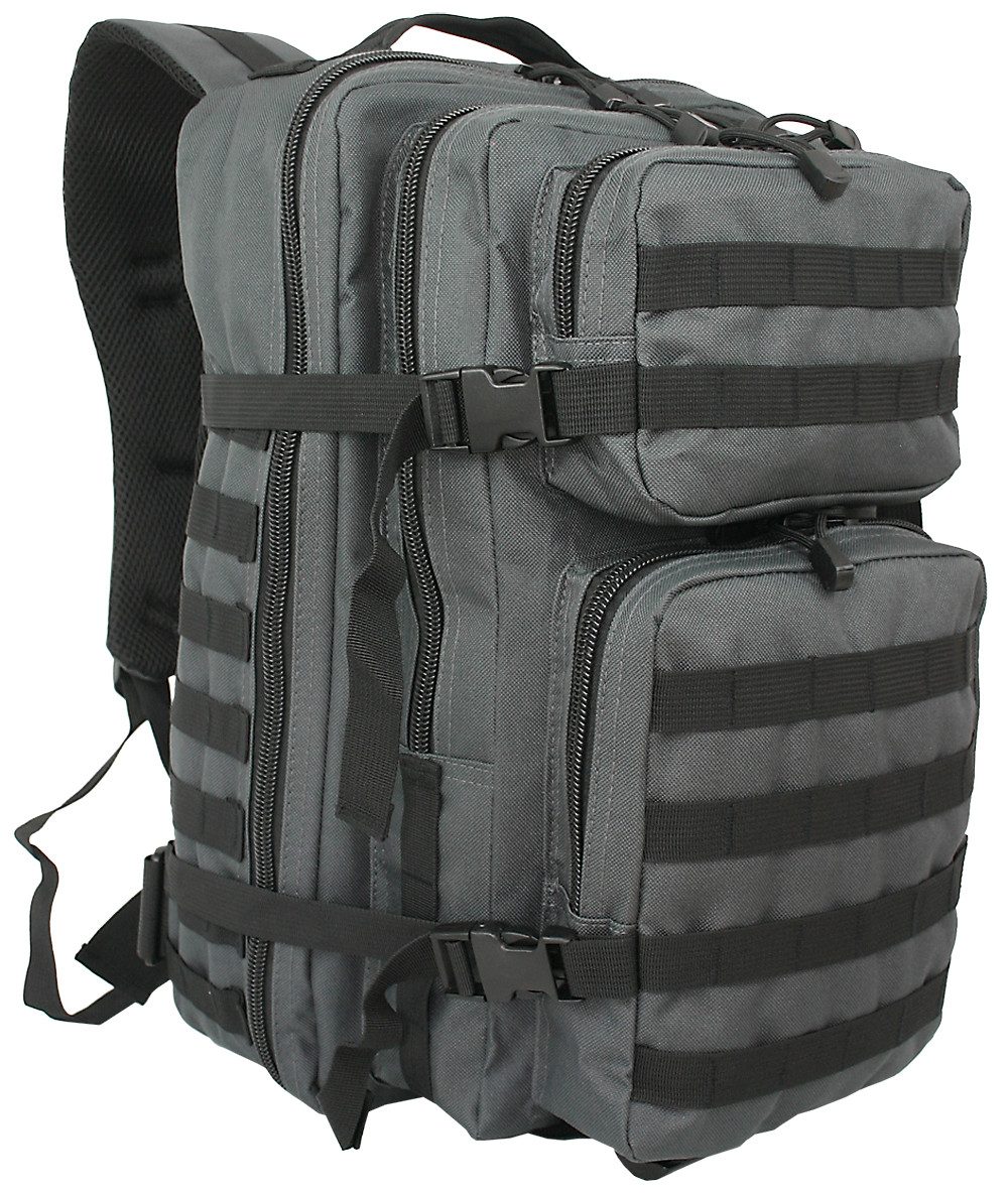 BAG STREET INTERNATIONAL Rucksack Groß XXL 40 L Outdoor gepolstert Military Molle Backpack, mit Tabletfach im Rücken