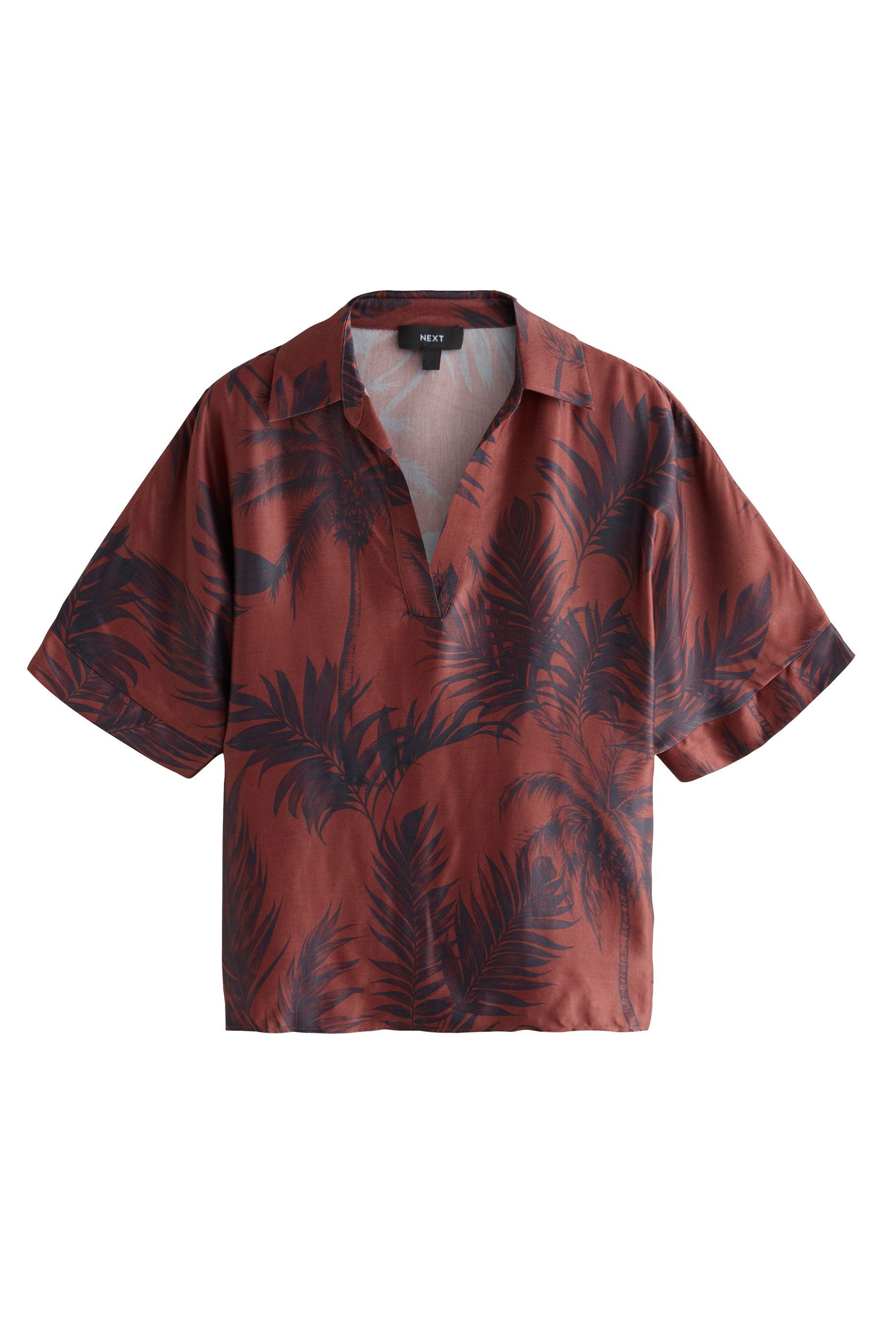 Next Satinbluse Satinbluse mit V-Ausschnitt und günstig online kaufen