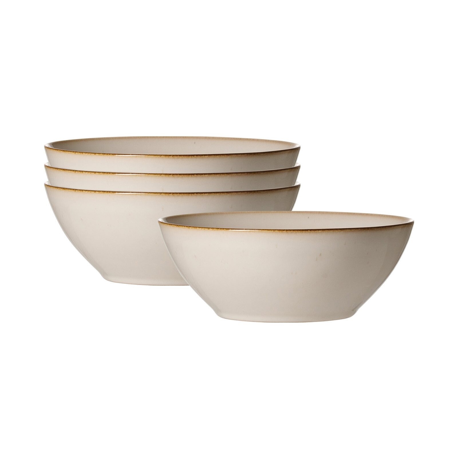 Ritzenhoff & Breker Schale Olivia Schalen ø 19,5 cm 4er Set, Steingut, (4x Schale, 4-tlg)