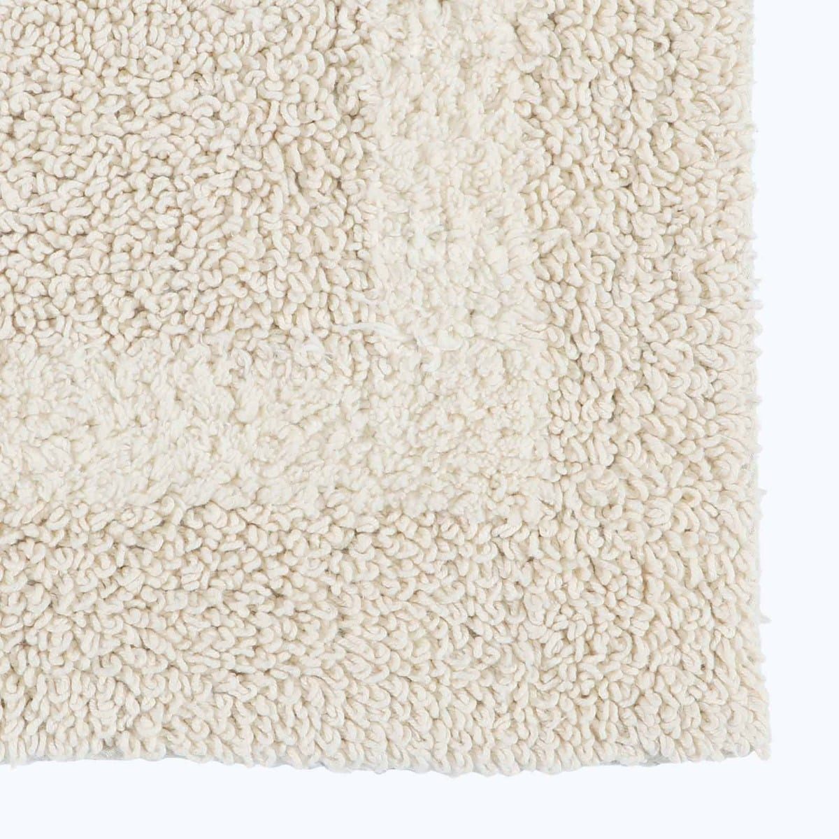 Homescapes Badematte WC-Vorleger creme 50x55 cm aus 100% Baumwolle, Höhe 20 mm, Baumwolle, rechteckig, 50 x 55 cm – Bild 2 von 5