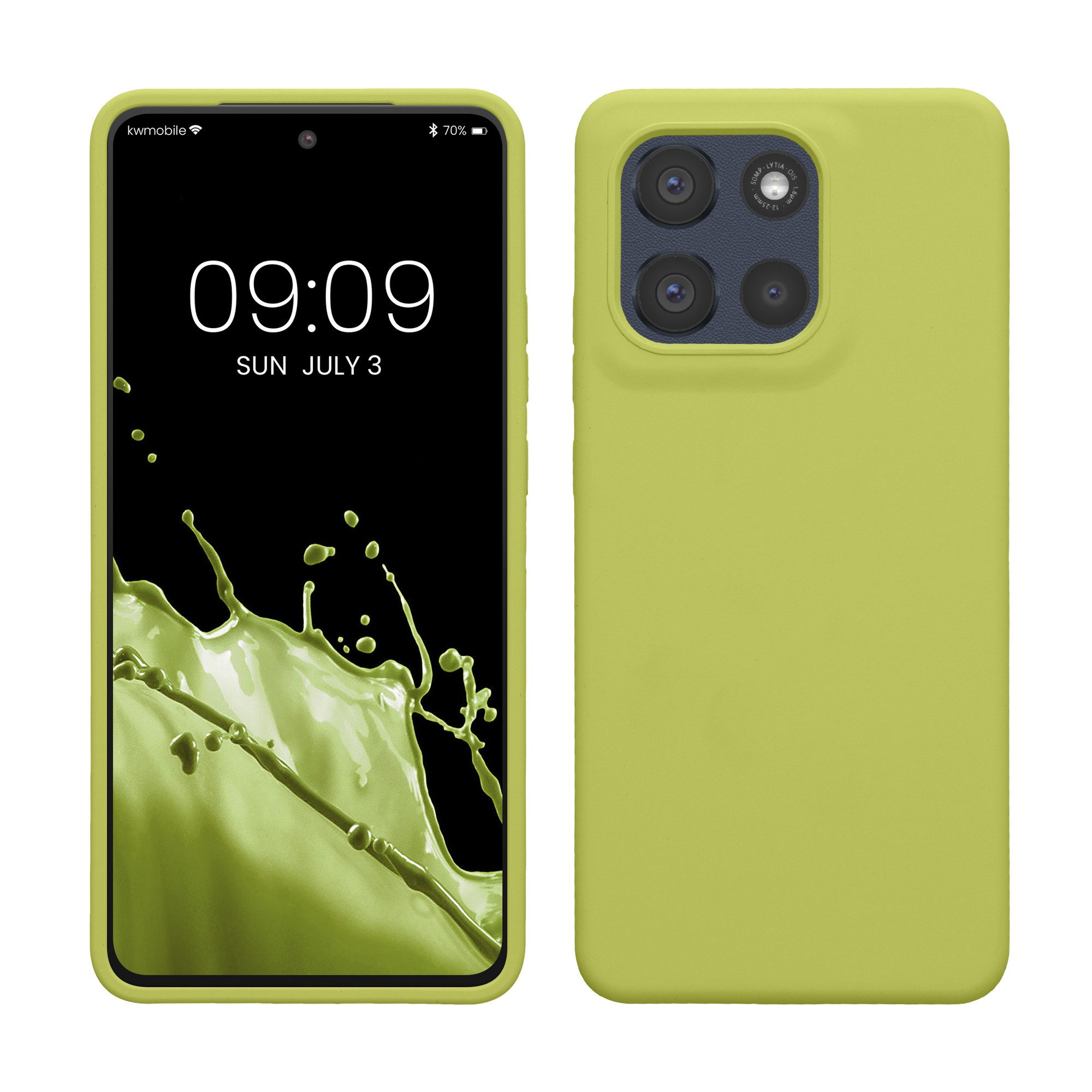 kwmobile Smartphone-Hülle Hülle für Motorola Moto G86 Power 5G, Hülle Silikon gummiert - Handyhülle - Handy Case Cover