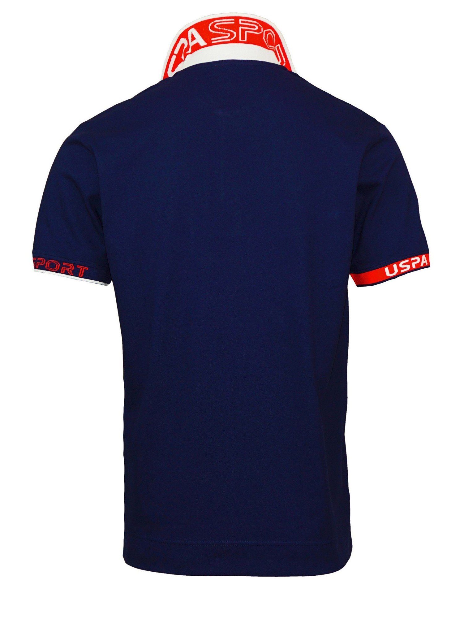 U.S. Polo Assn Poloshirt Shirt Poloshirt CAAD (1-tlg) dunkelblau
