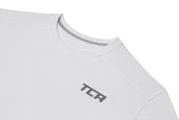 TCA Langarmshirt TCA Jungen Langarm Kompressionsshirt, Thermo, Weiss, 12-14 Jahre (1-tlg)