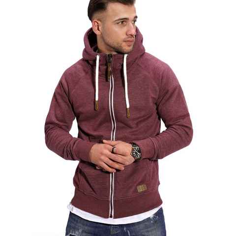 behype Sweatjacke BHTANSER mit praktischem Kordelzug