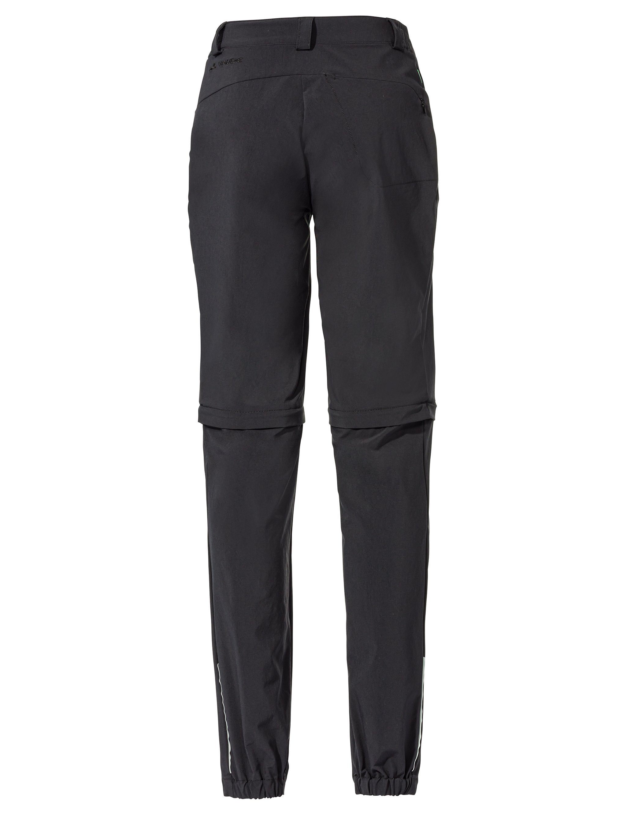 Knopf Women's ZO Grüner Pants Yaras Funktionshose VAUDE black (1-tlg)