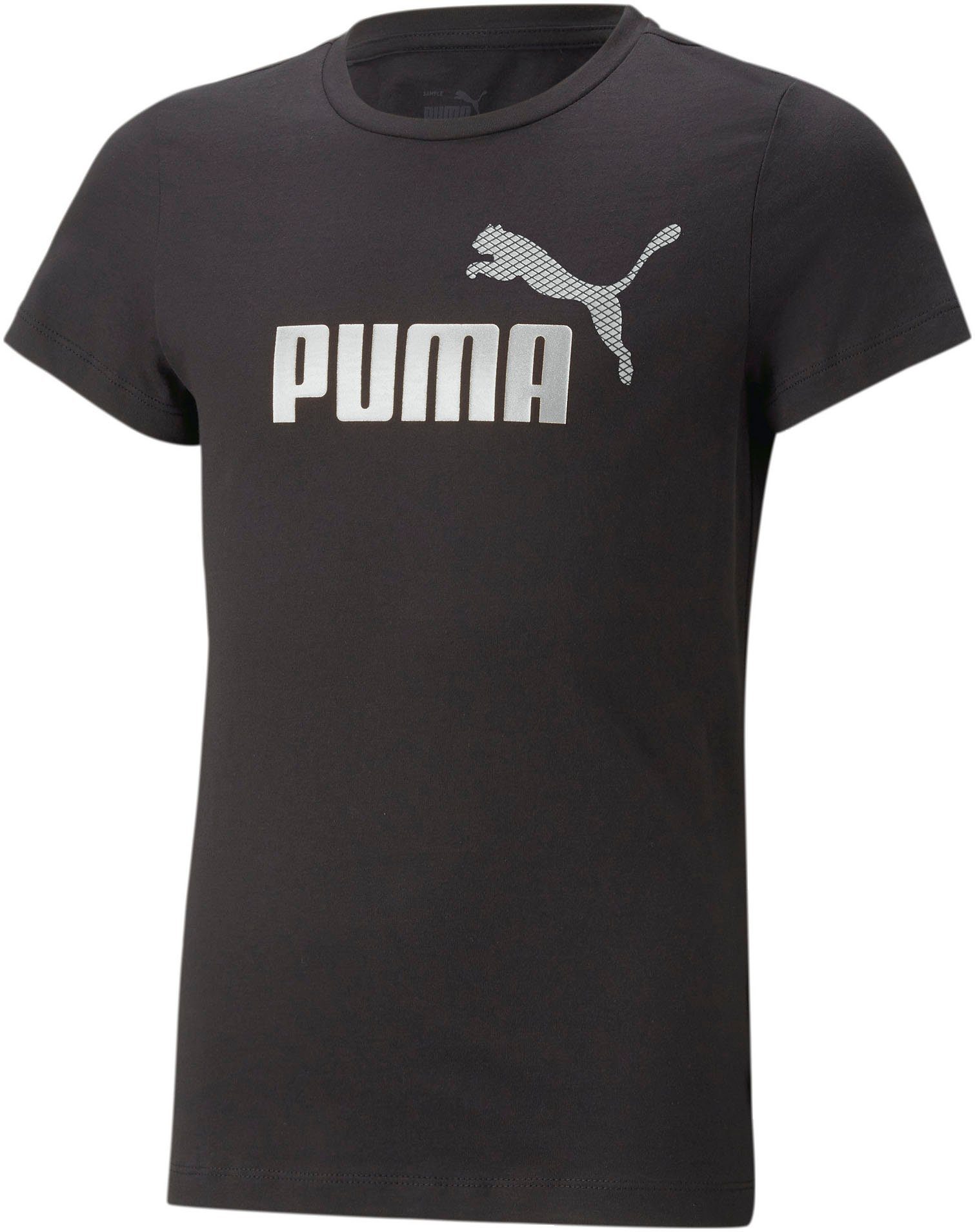 PUMA T-Shirt ESS+ TEE G GRAPHIC schwarz MERMAID
