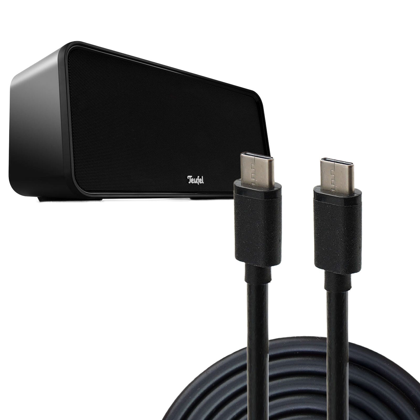 caseroxx USB Type-C Ladegerät für Teufel Boomster 4 / Go, Rockster Go 2 Lautsprecher-Ladegerät (Kompatibel mit Teufel Boomster 4, Boomster Go, Rockster Go 2, Po – Bild 2 von 5