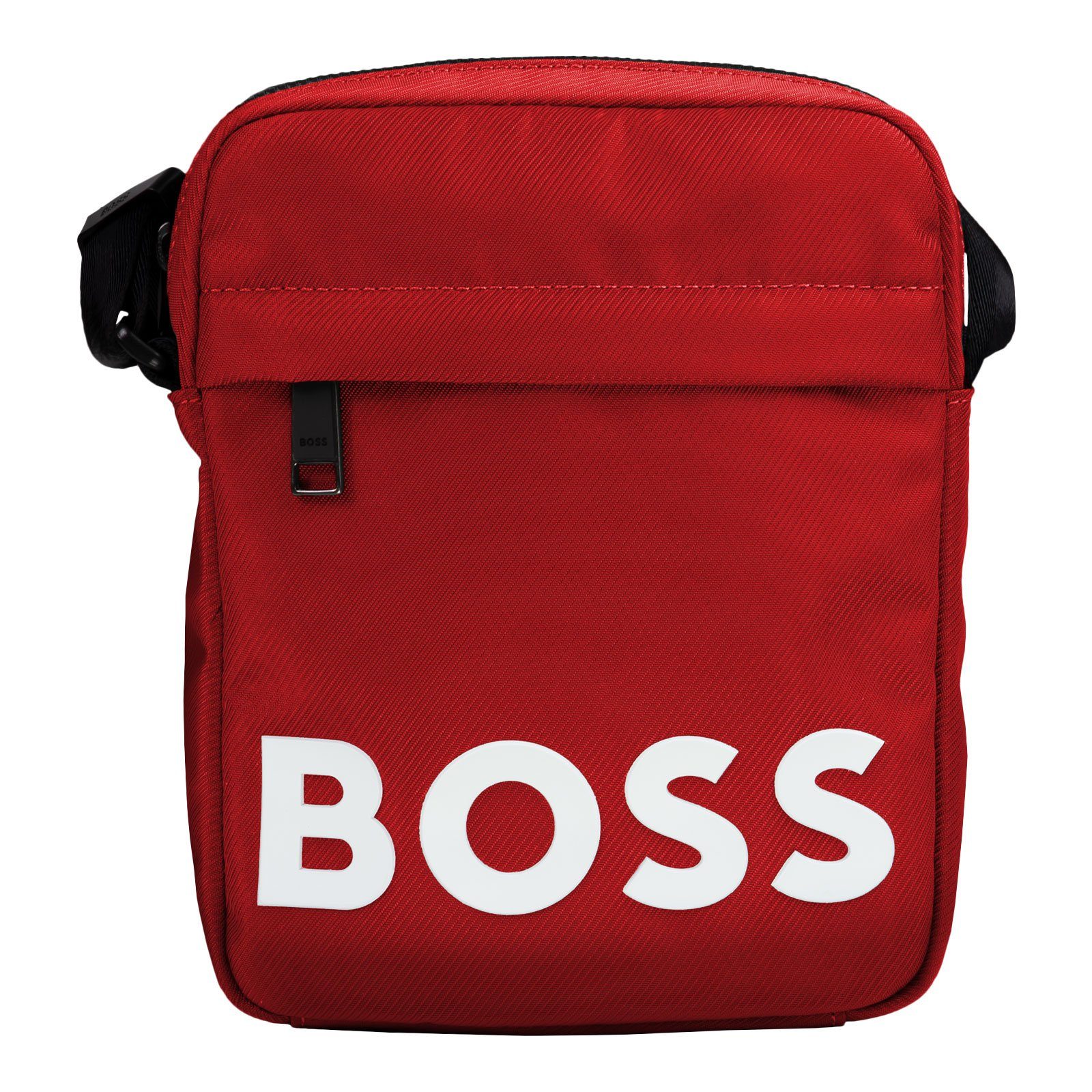 BOSS Umhängetasche Catch 2.0DS_NS zip, mit plakativem Logo Rot