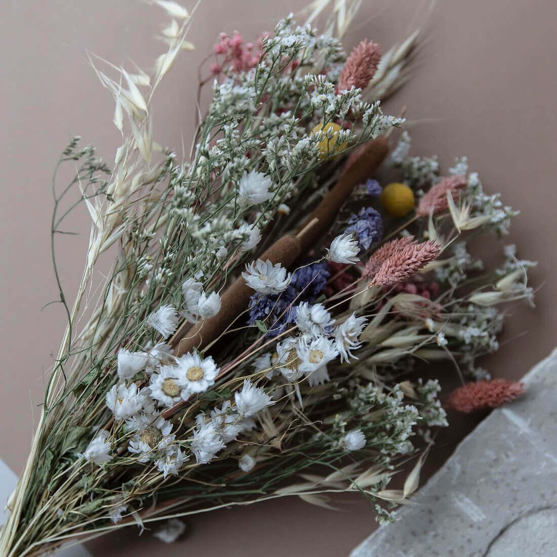 Trockenblume Sommerwiese: Natürliches Wildblumen-Flair für dein Zuhause Sch günstig online kaufen