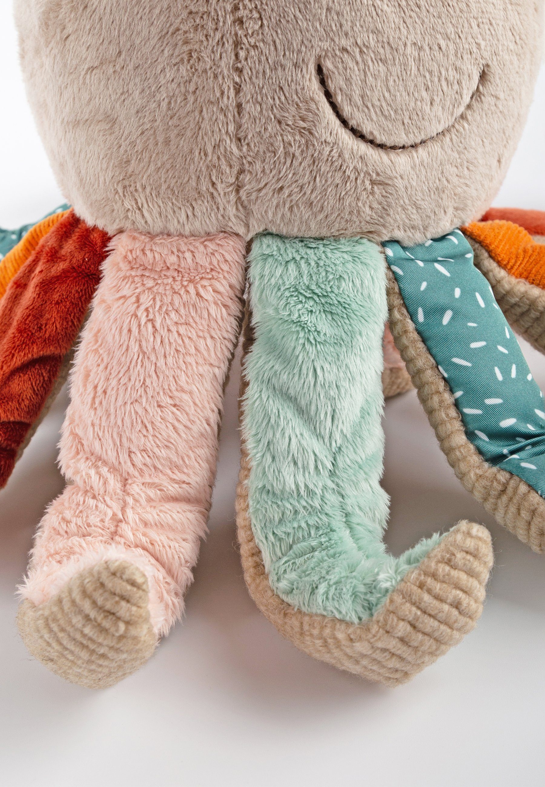 Sigikid Kuscheltier Krake Patchwork Sweety für Babys und Kinder Unisex (1-St)