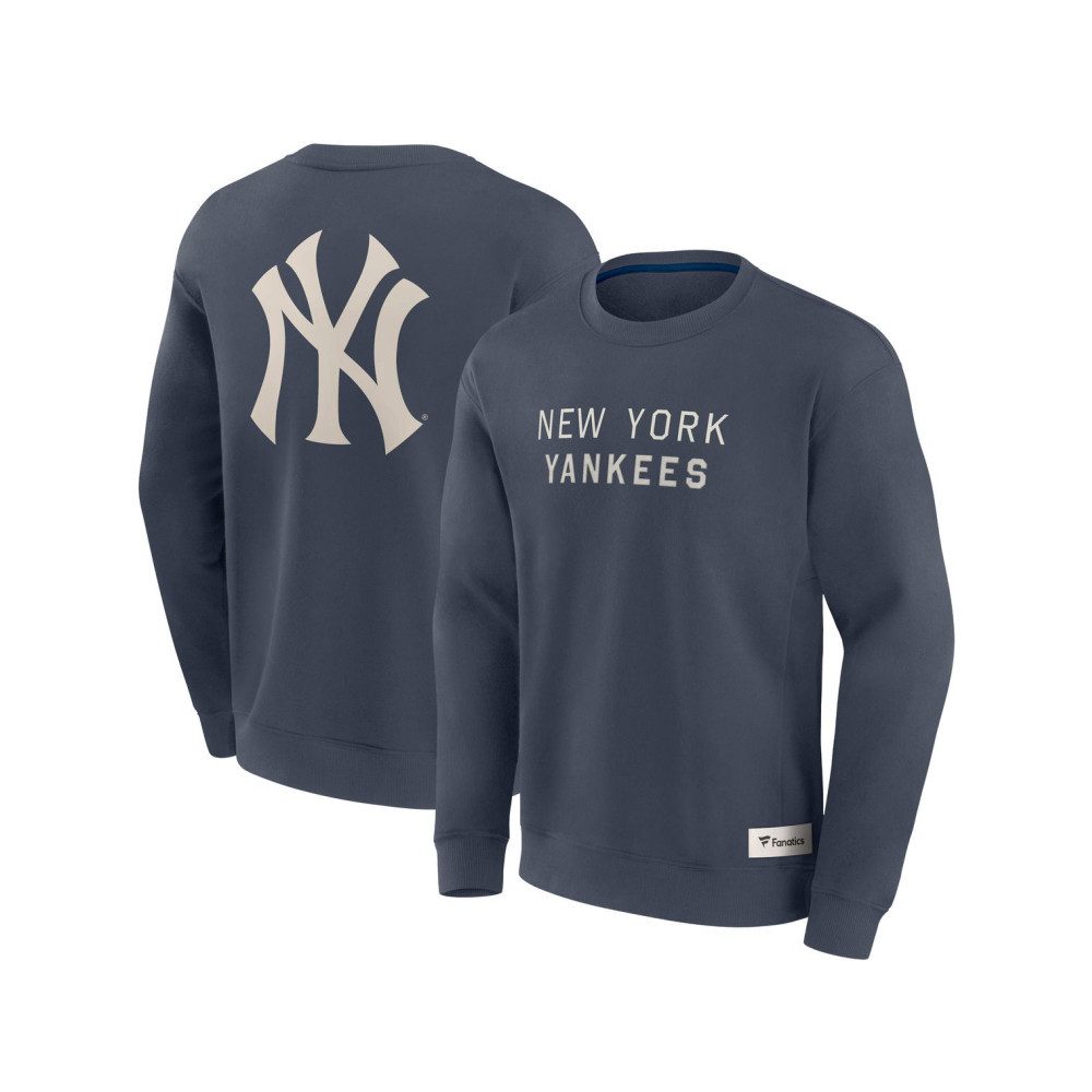 New York Yankees Sweatshirt New York Yankees Elevated Signature Fleece Crew