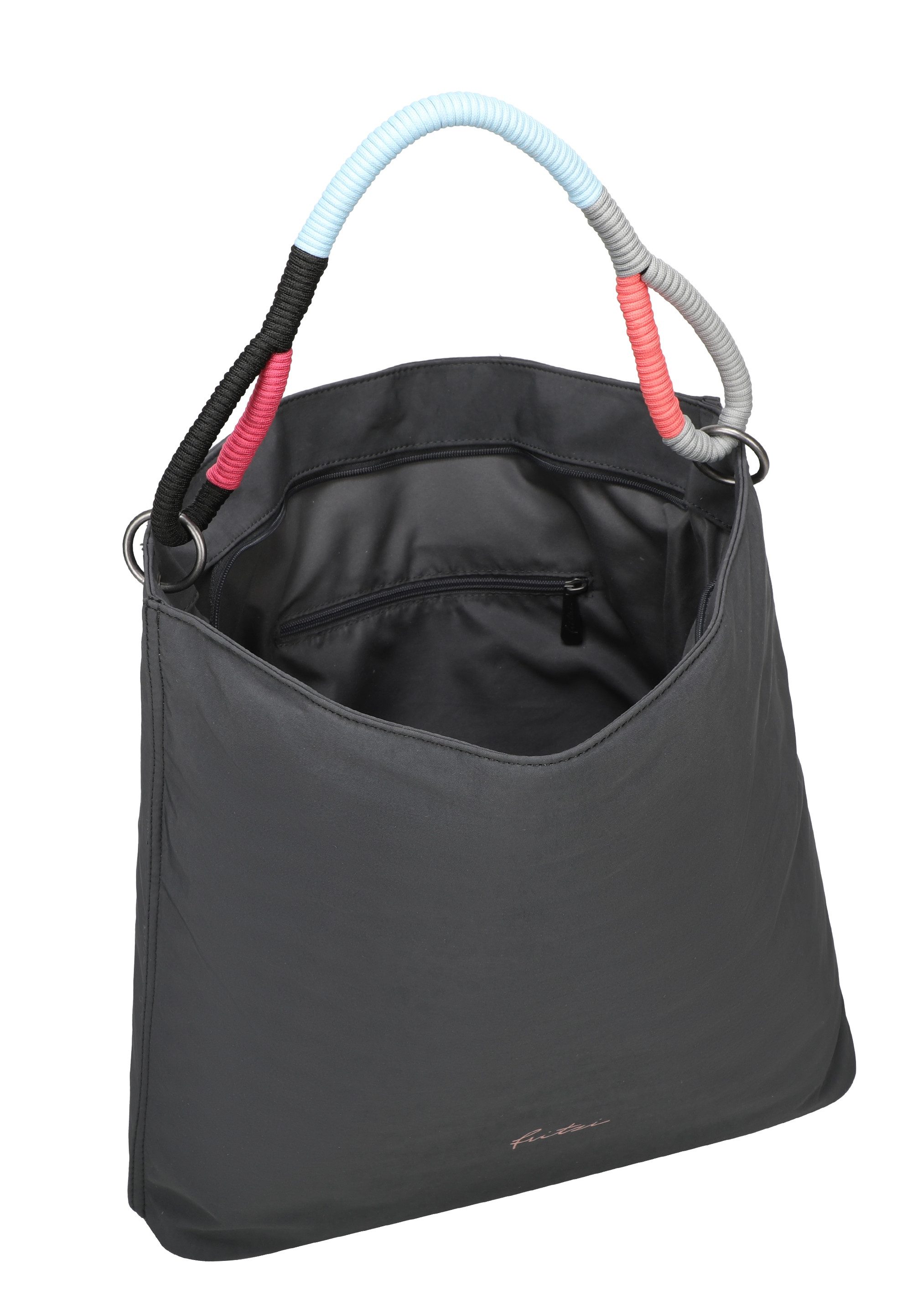 Fritzi aus Preußen Schultertasche Hobo Limited Leo Rainbow, in leichter Nylon-Qualität