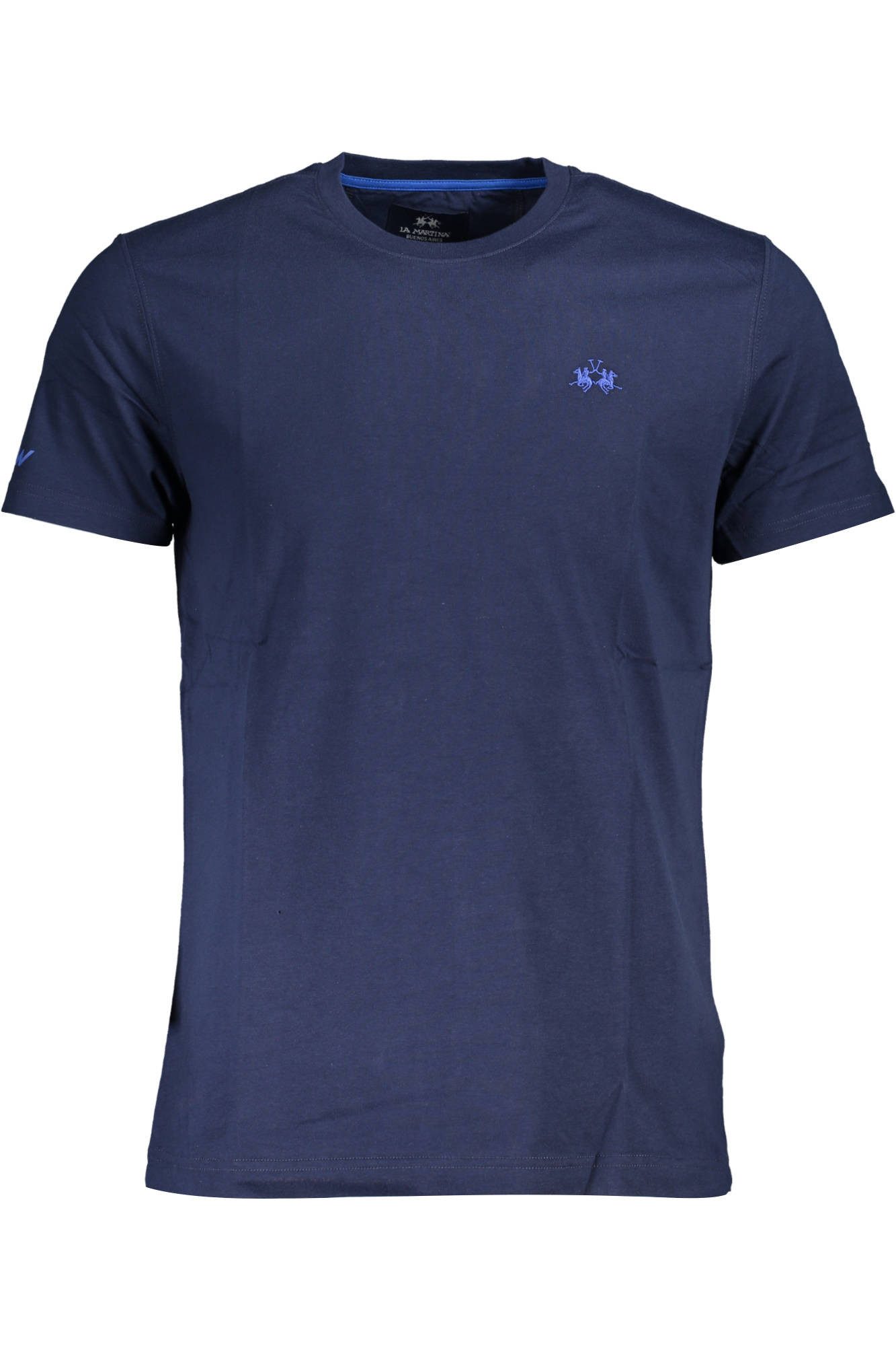 La Martina T-Shirt Herren Kurzarm T-Shirt Blau – Regular Fit mit