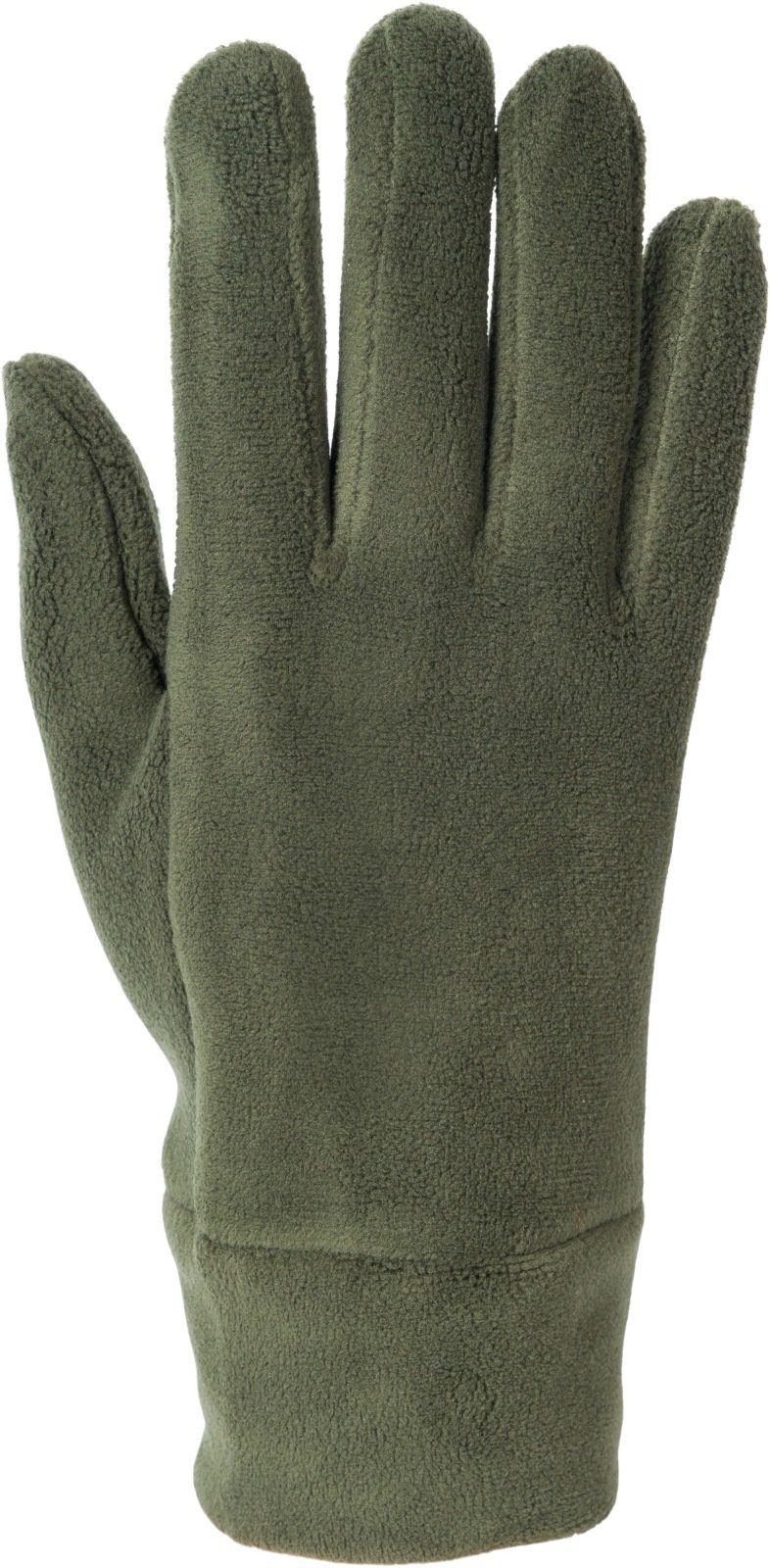 Touchscreen Dunkeloliv Handschuhe Fleecehandschuhe styleBREAKER Fleece Einfarbige