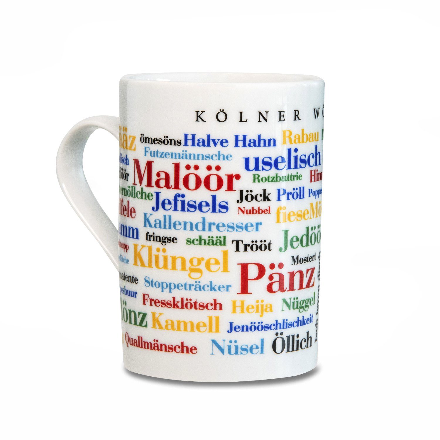 Deine Wörter Tasse Kaffeebecher Kölner Wörter, Porzellan