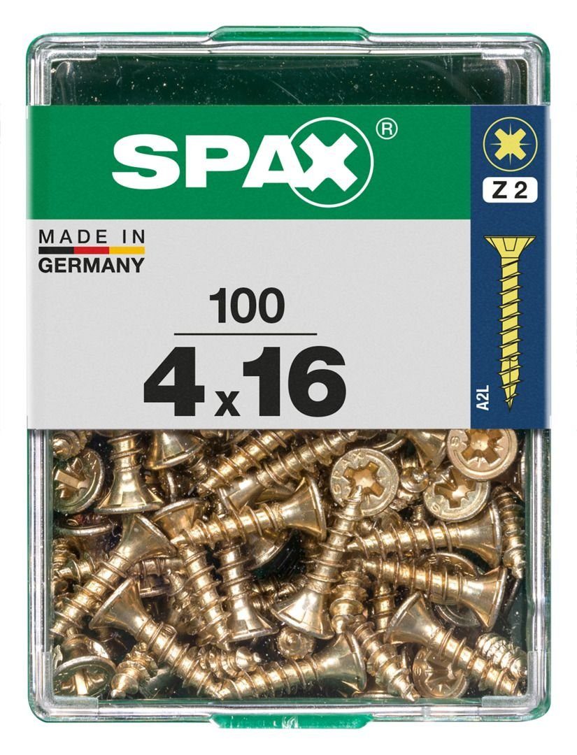 - Holzbauschraube 100 Spax PZ 2 4.0 Universalschrauben x mm 16 SPAX