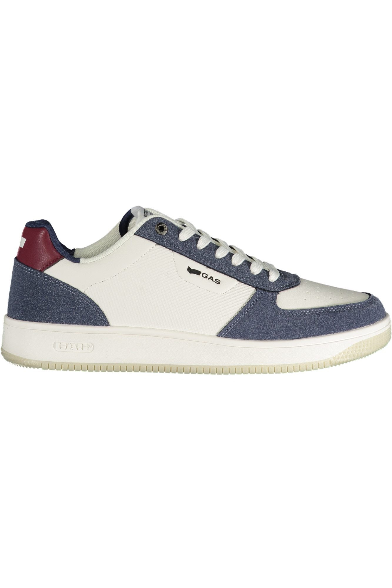 GAS Sneaker Weißer Herren-Sportschuh mit Jeans-Details und