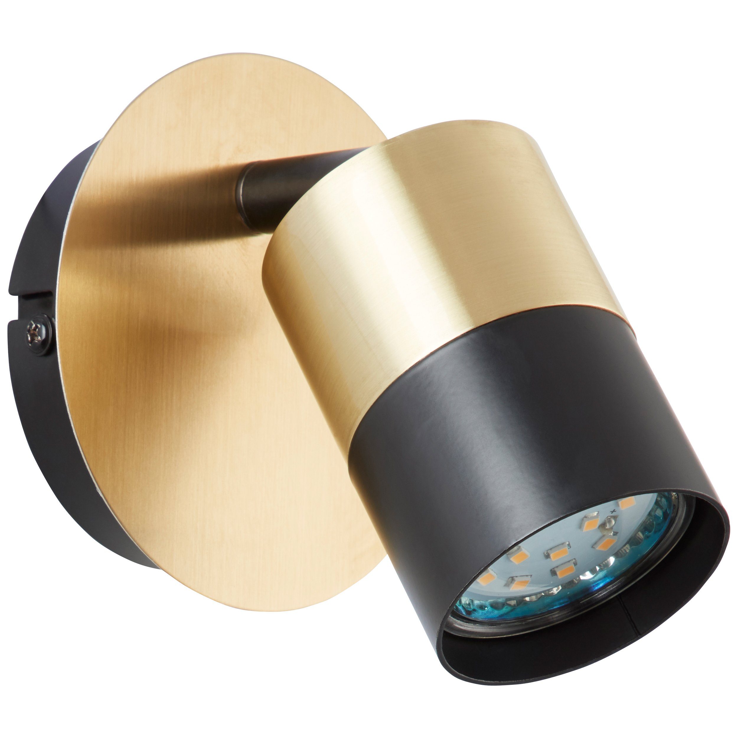 Lightbox Wandstrahler, ohne Leuchtmittel, Wandspot, 12 x 10 x 15 cm, GU10,  max. 5 W, Kopf schwenkbar, Metall | Deckenstrahler