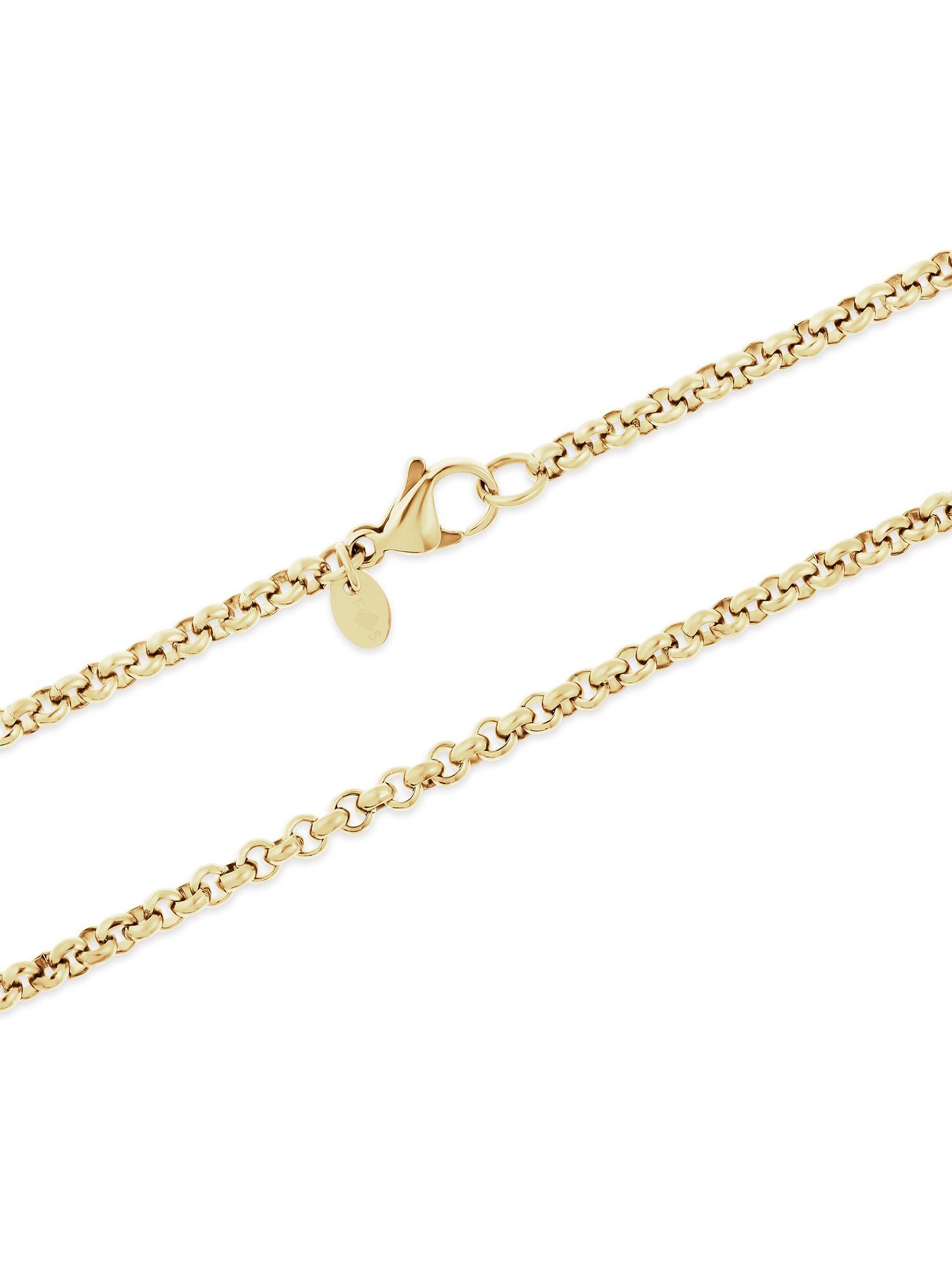FAVS Edelstahlkette FAVS Damen-Kette Edelstahl Zirkonia günstig online kaufen
