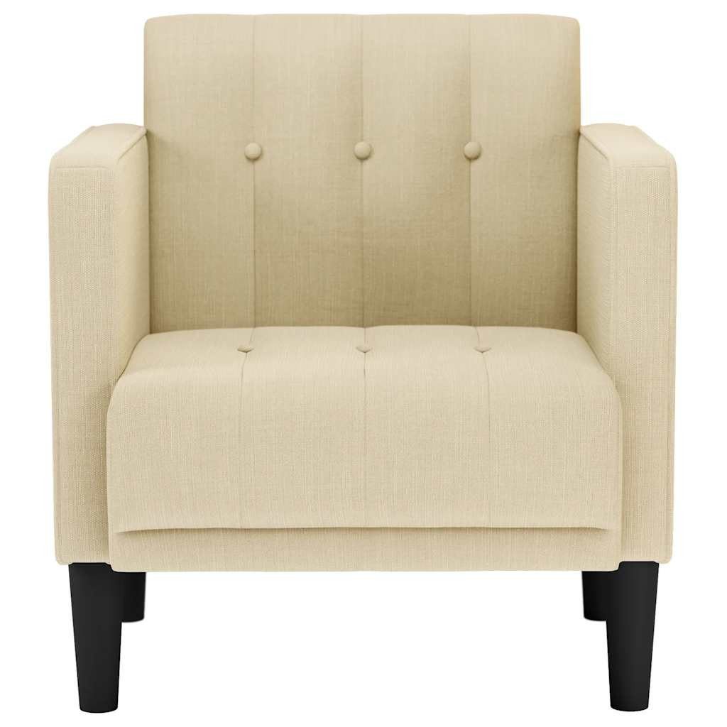vidaXL Sessel Sessel mit Armlehnen Creme günstig online kaufen