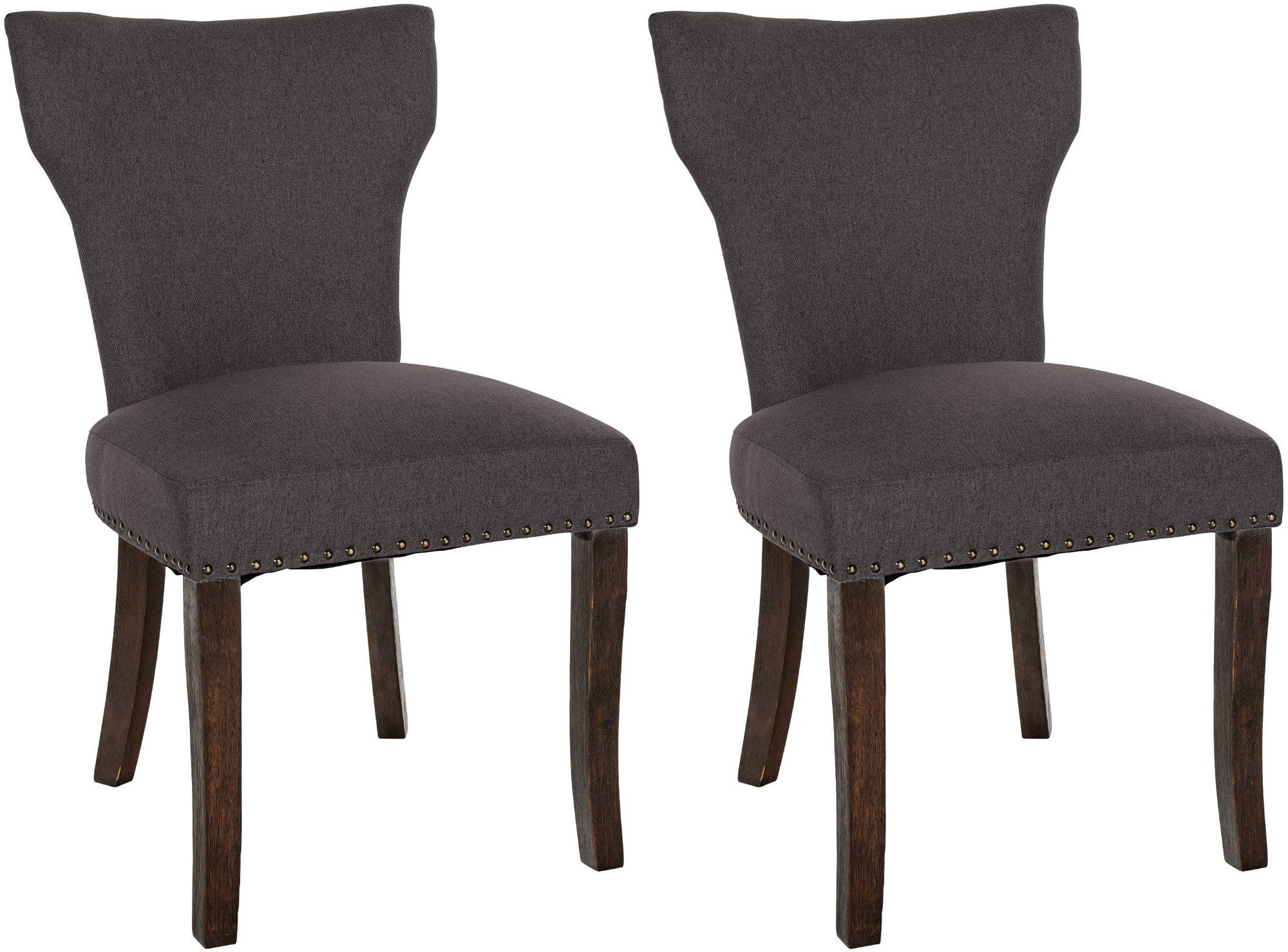 CLP Esszimmerstuhl Zadar (2er Set), Stoffbezug günstig online kaufen
