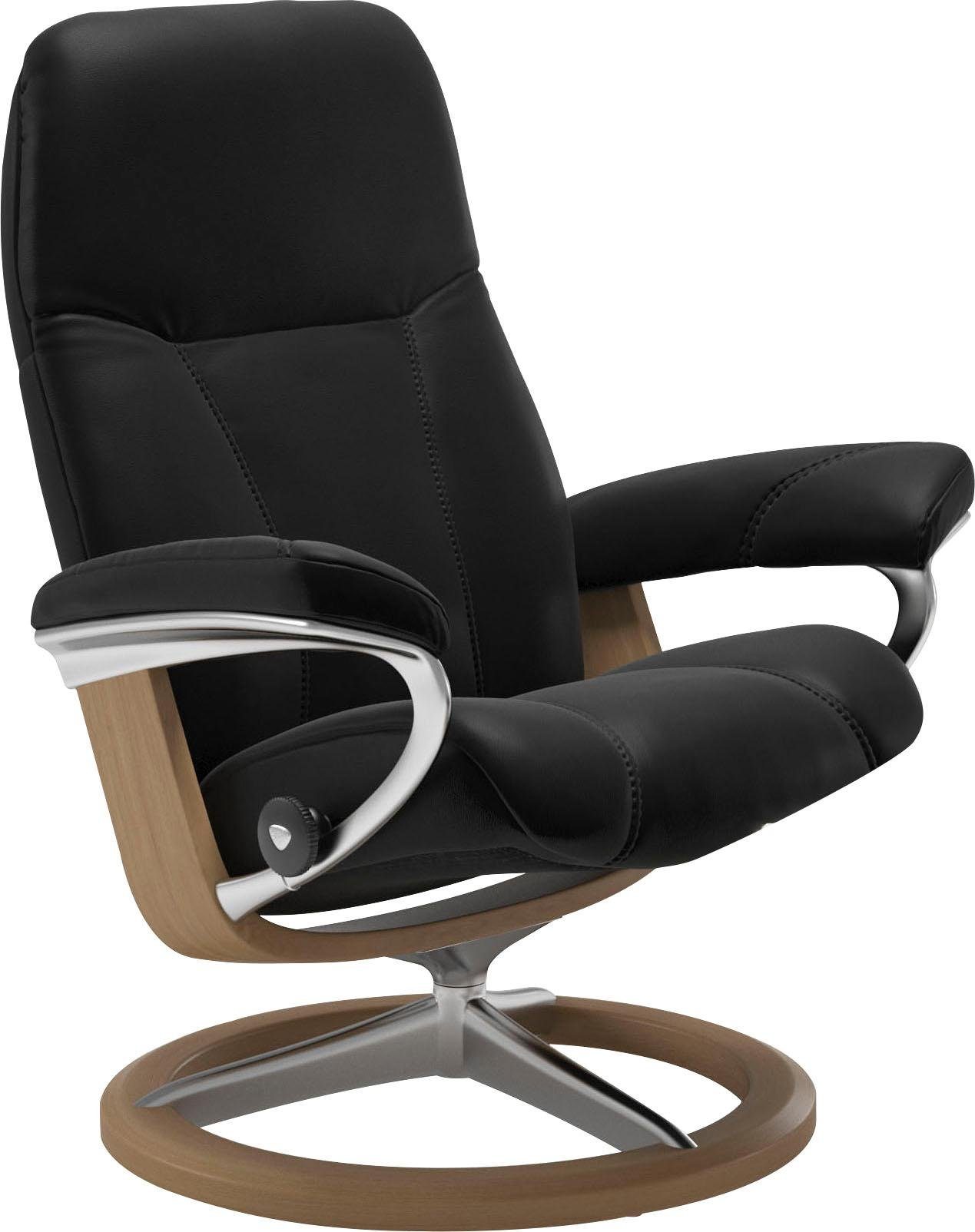 Stressless® Relaxsessel Consul, mit Signature Base, Größe S, Gestell Eiche | Funktionssessel